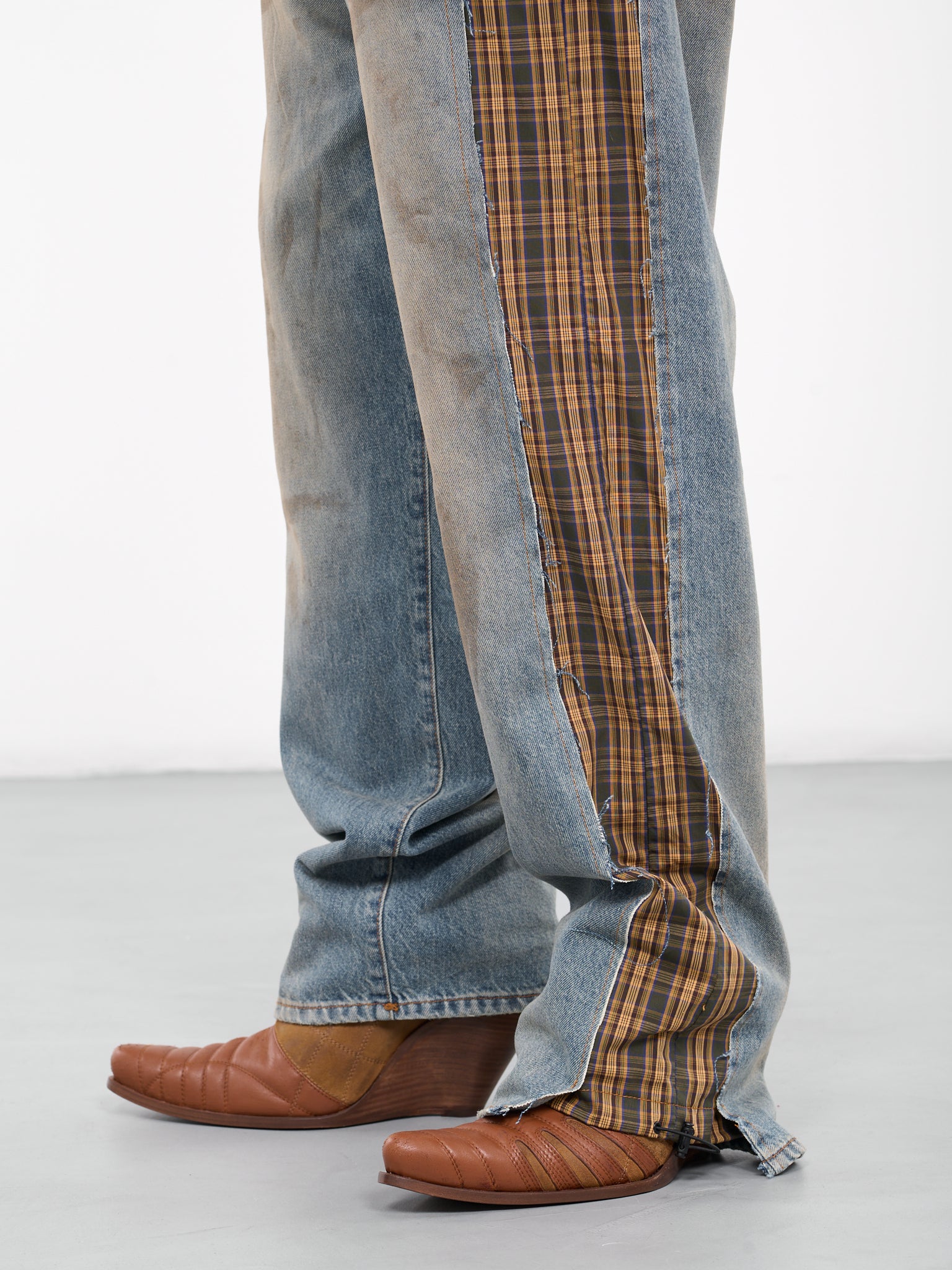 Check Jeans (FN-MN-TROU000890-MID-BLUE)