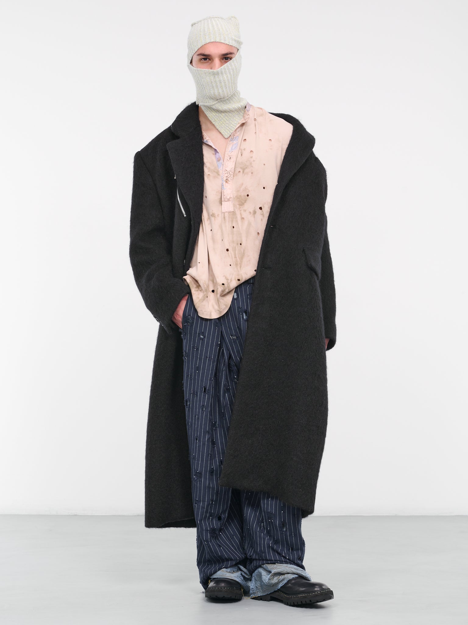 Zipper Coat (FN-MN-OUTW000958-BLACK)