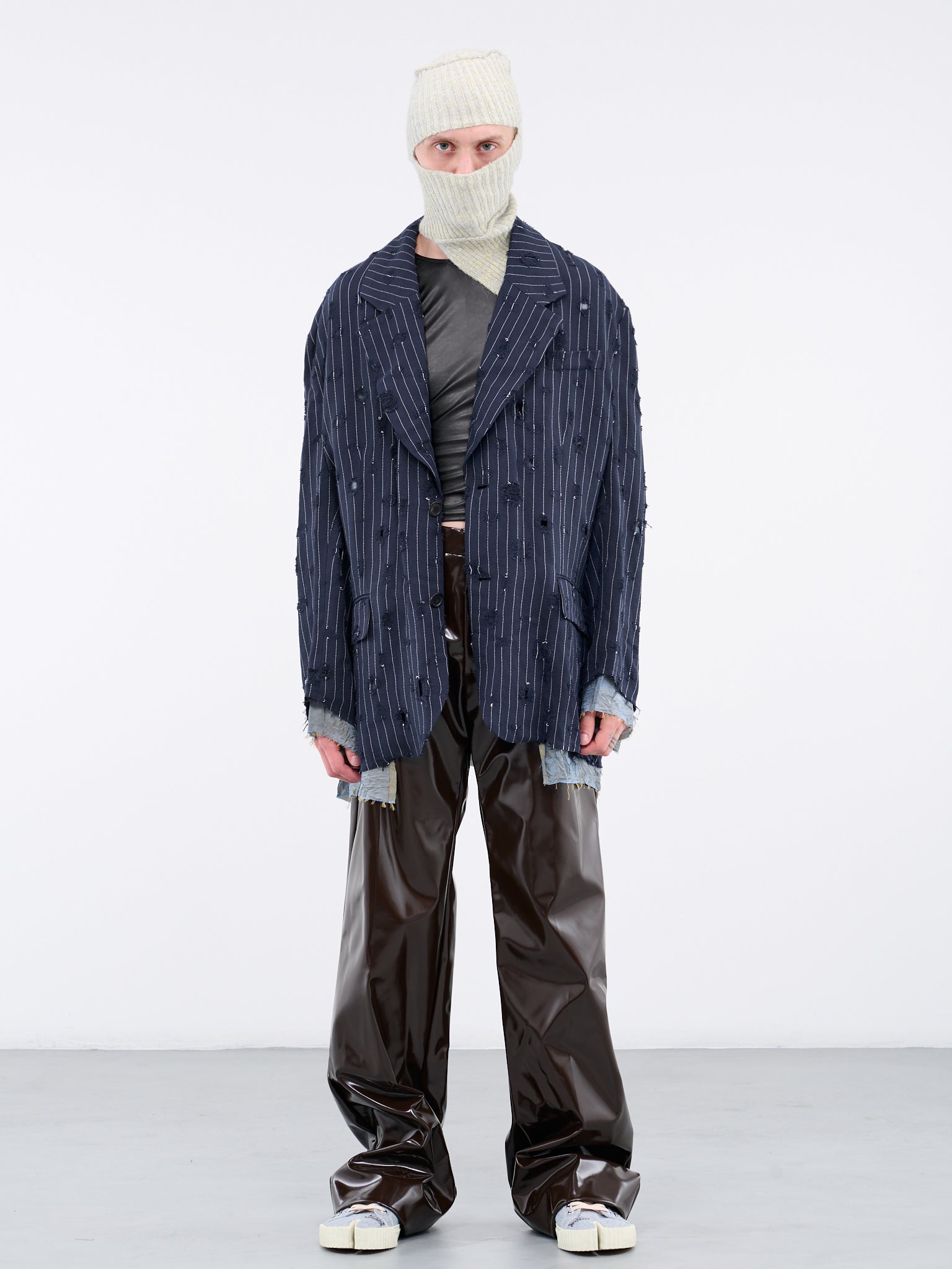 MM6 MAISON MARGIELA Vinyl Trousers | H.Lorenzo - styled
