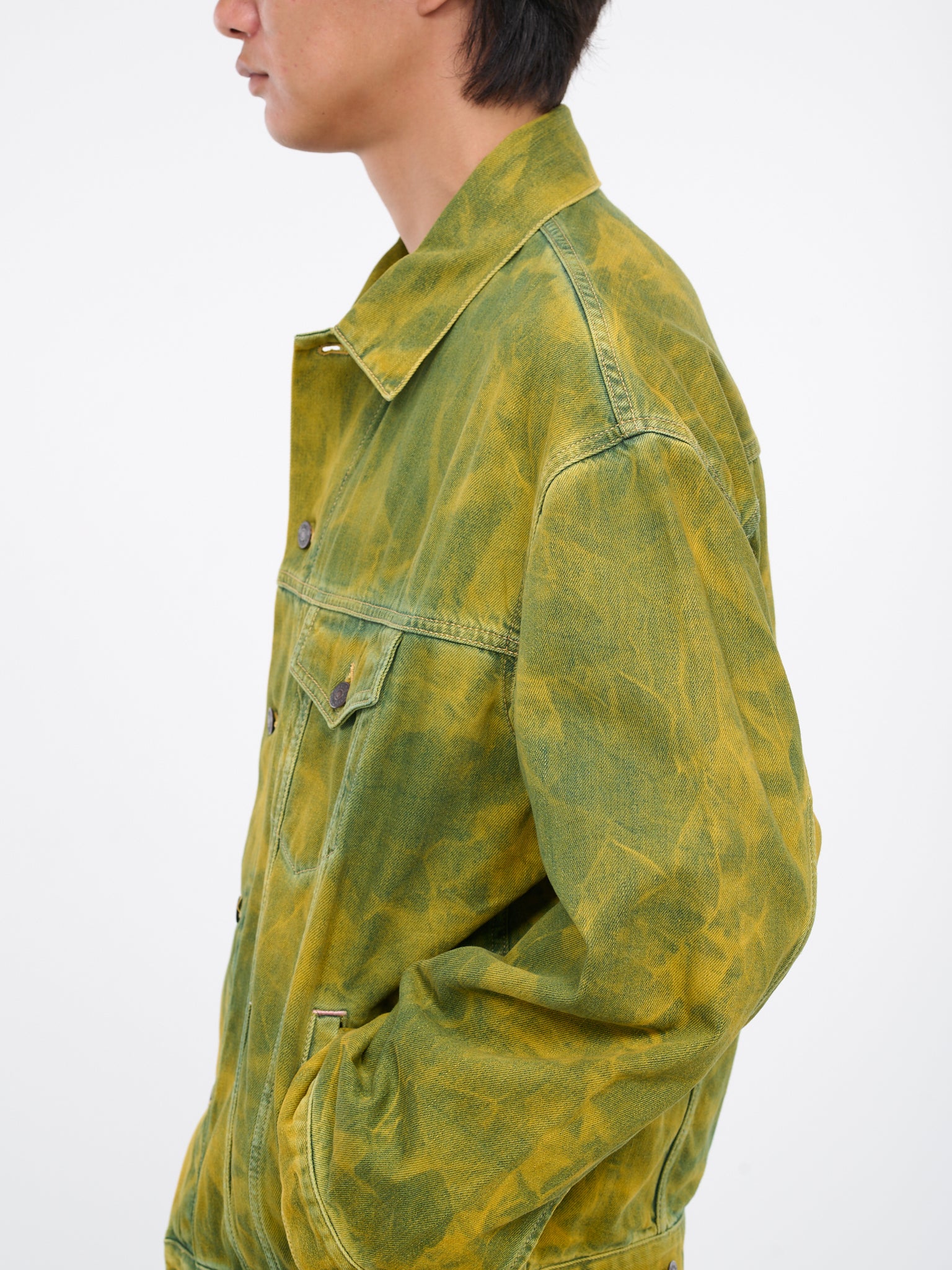 Oversized Denim Jacket (FN-UX-OUTW000035-INDIGO-BLUE)