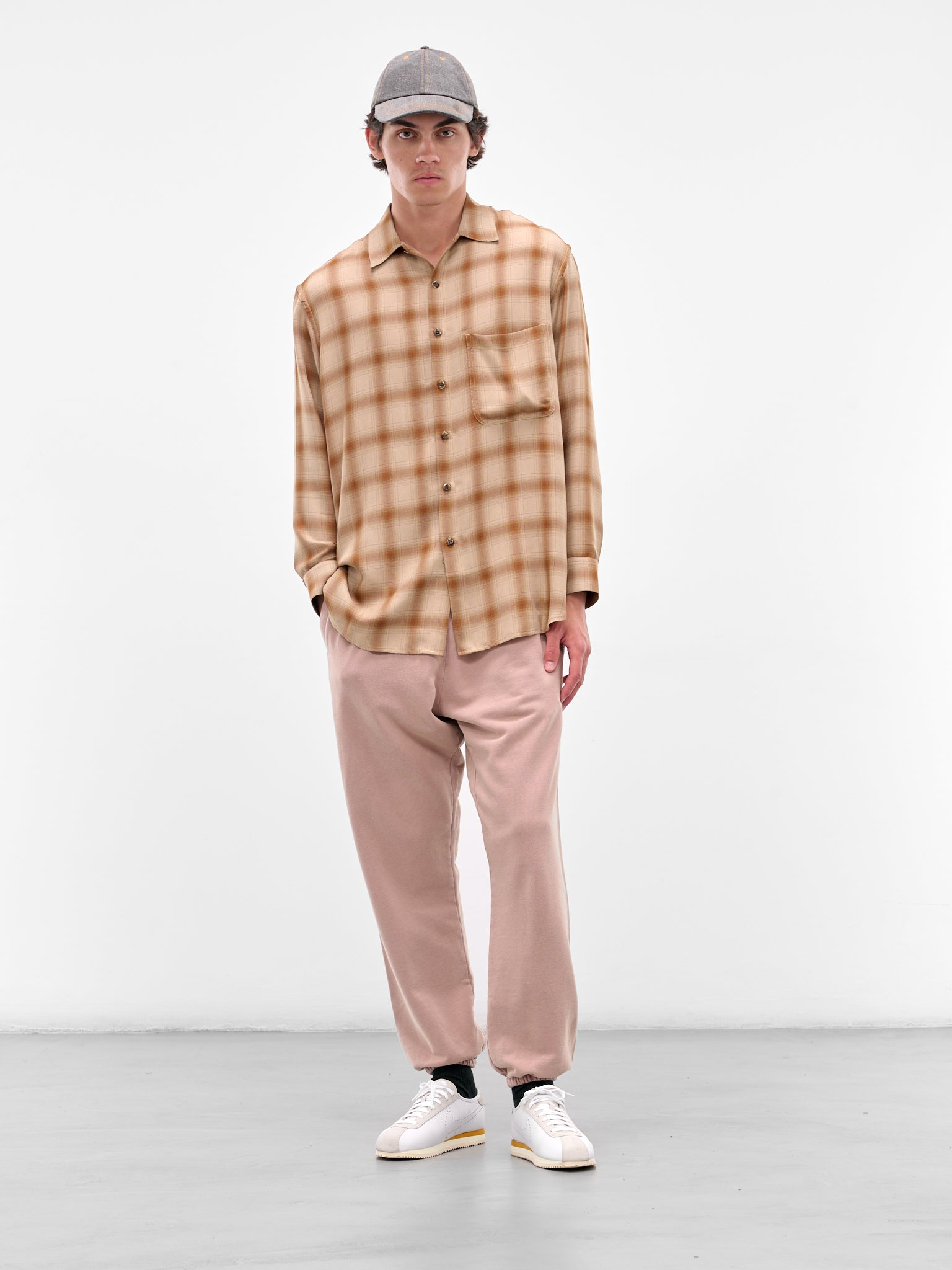 Lavender Cotton Elastic Jogger Sweatpants (FN-UX-TROU00015-LAVANDER)