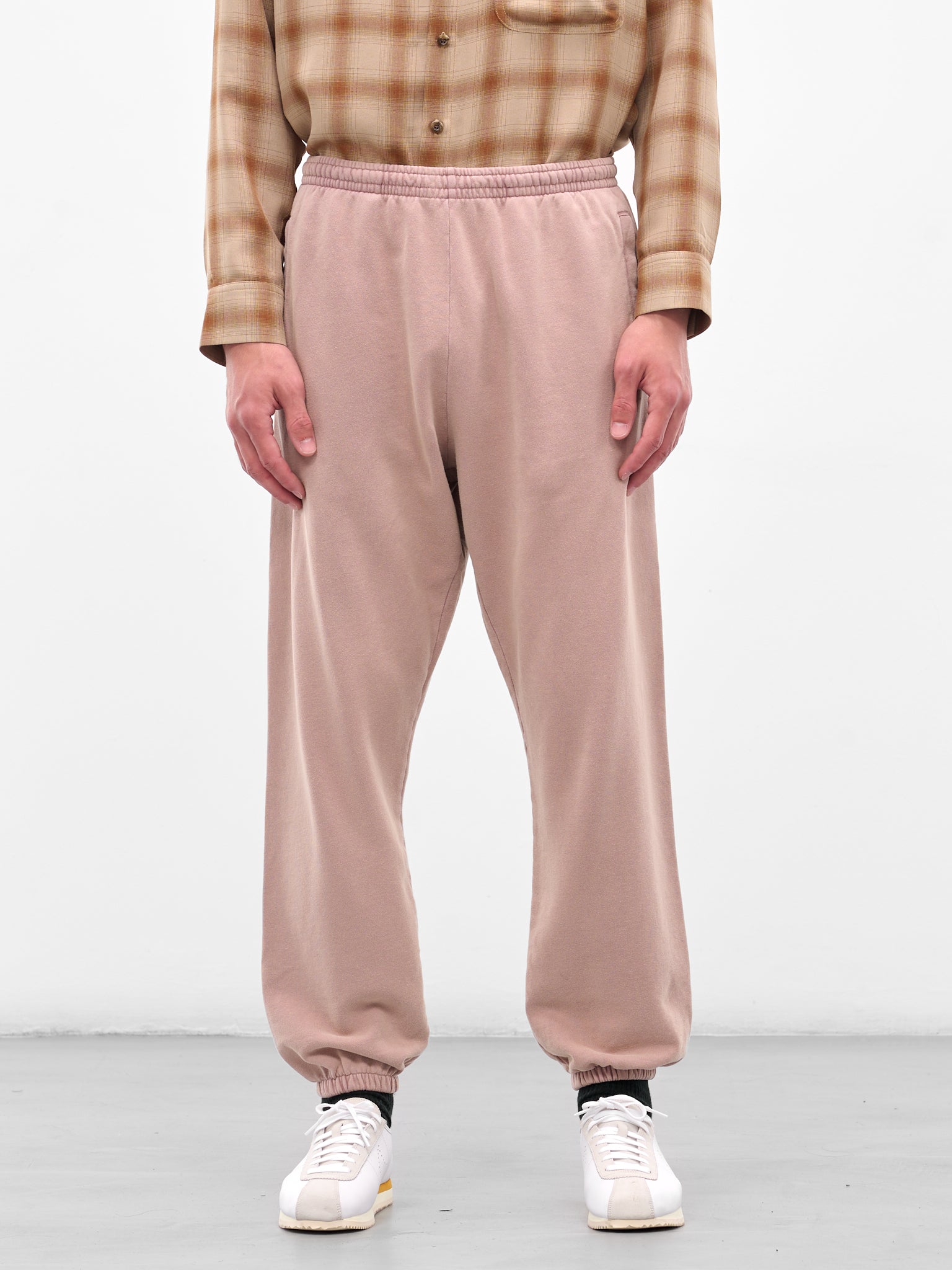 Lavender Cotton Elastic Jogger Sweatpants (FN-UX-TROU00015-LAVANDER)