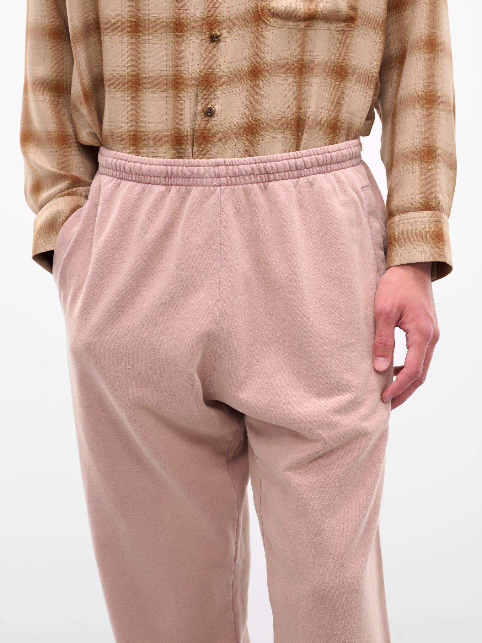 Lavender Cotton Elastic Jogger Sweatpants (FN-UX-TROU00015-LAVANDER)