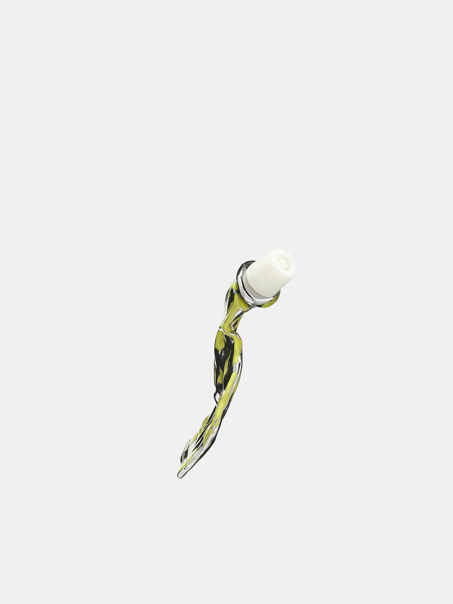 Paint Tube Earring (FN-UX-JEWE000454-SILVER-YELLOW)