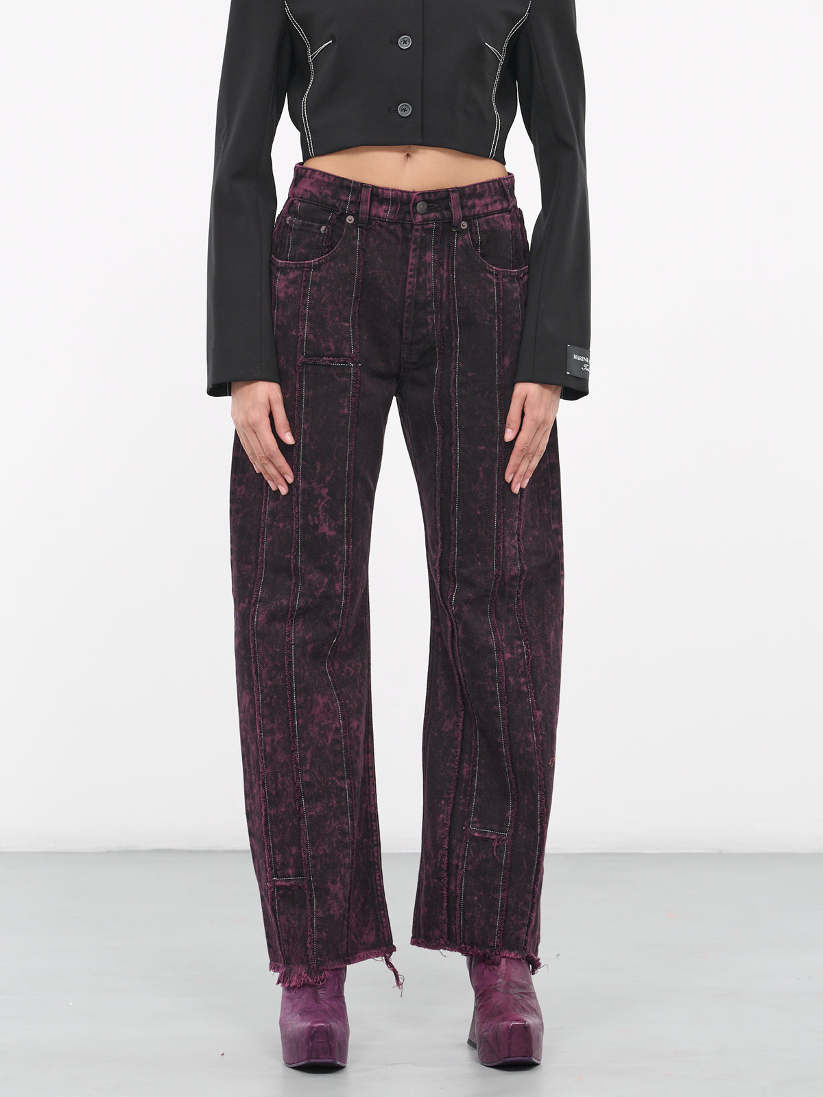 2021 Jeans (FN-WN-5PKT000319-BLACK-WINE-RE)