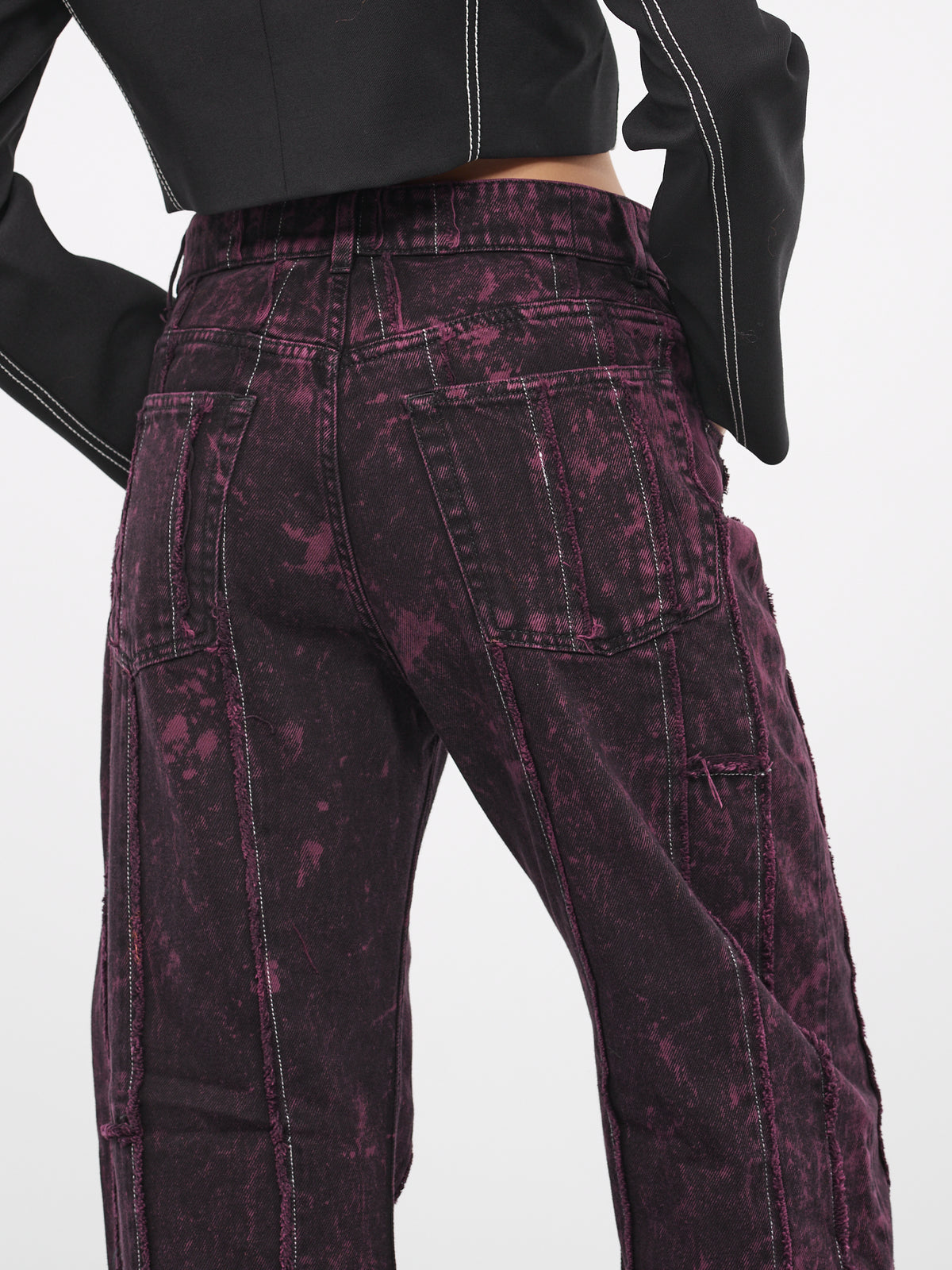 2021 Jeans (FN-WN-5PKT000319-BLACK-WINE-RE)