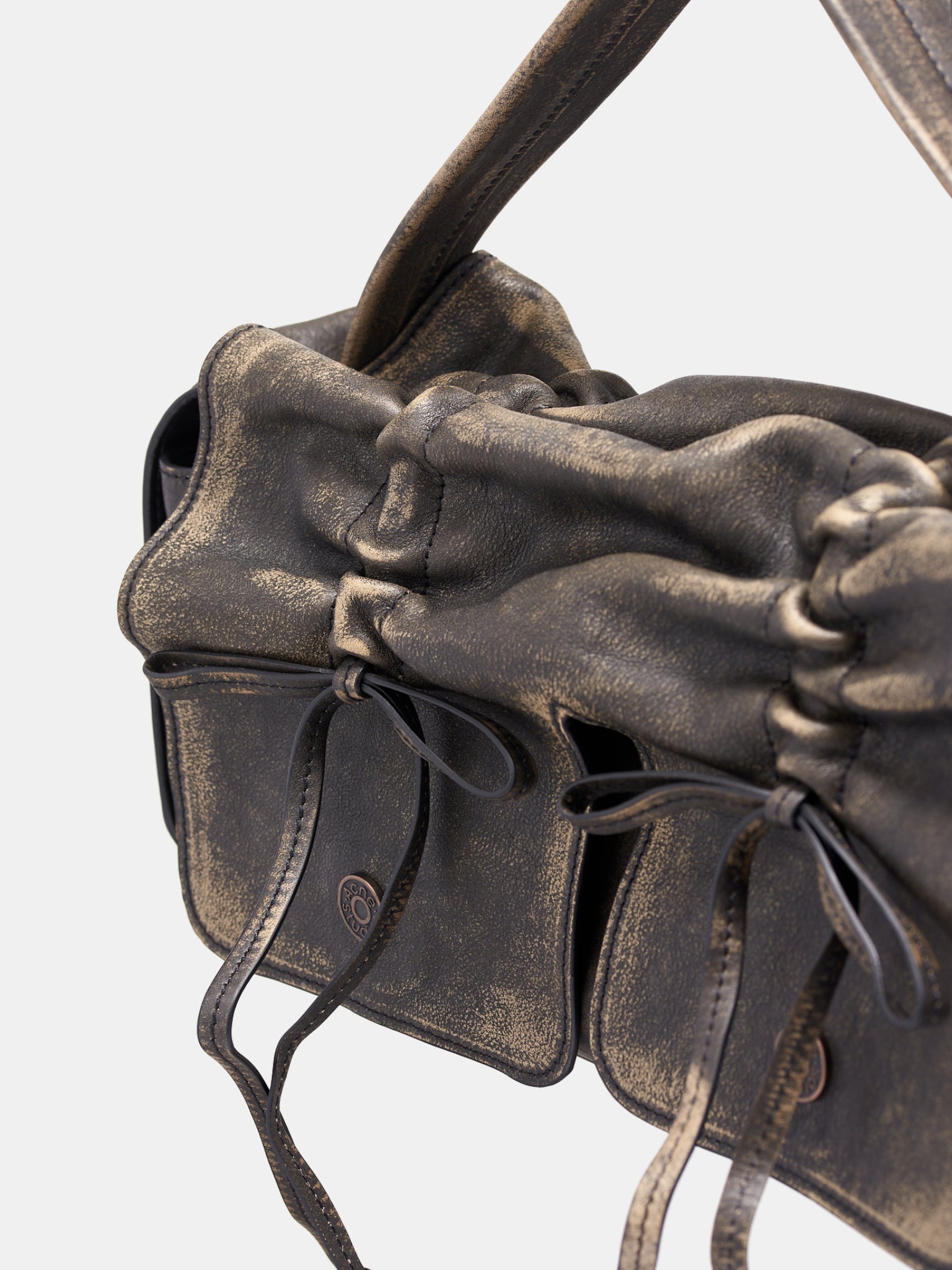 Multi-Pocket Bag (FN-WN-BAGS000362-BLACK-BEIGE)
