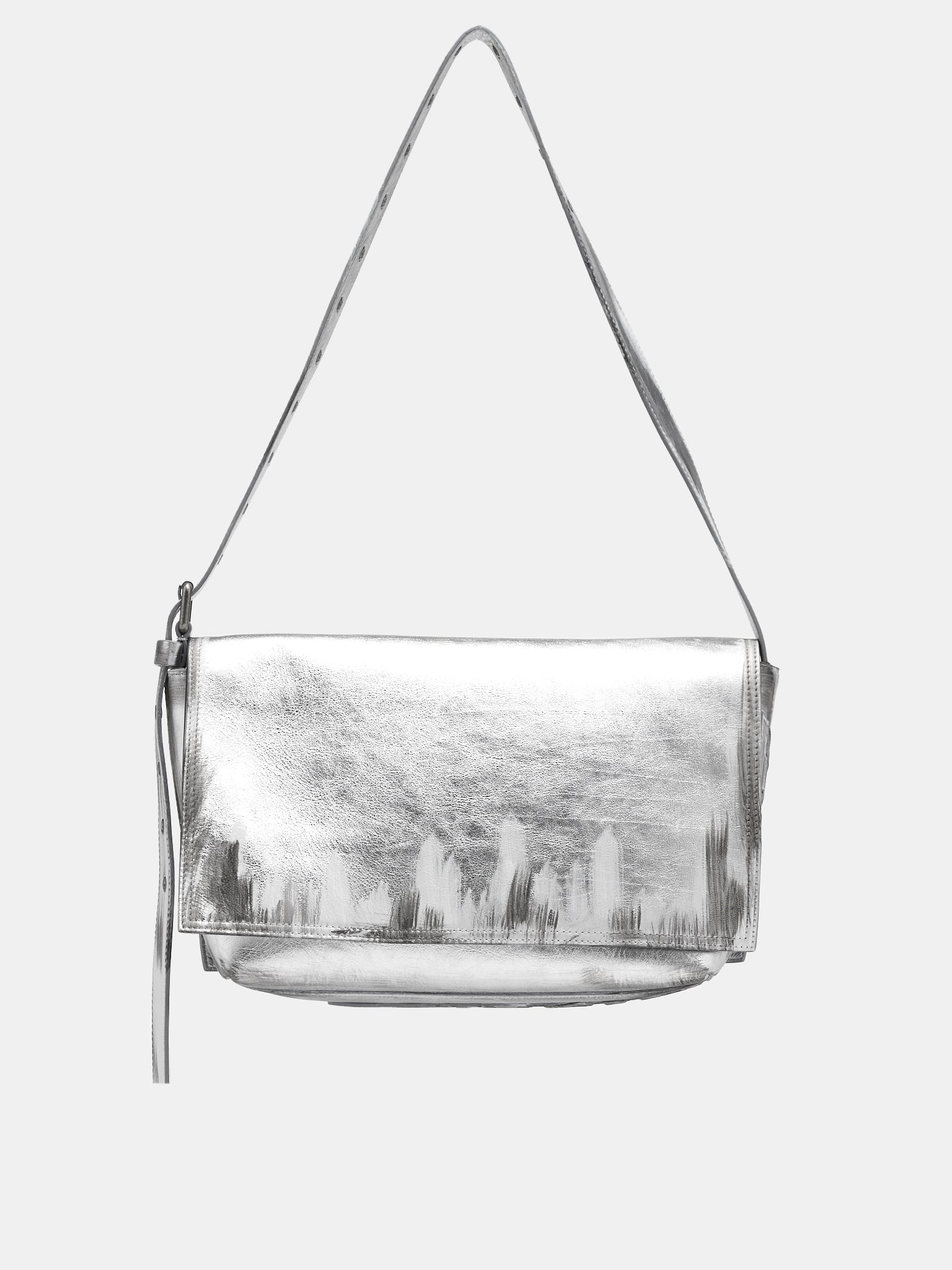 Metallic messenger hotsell bag