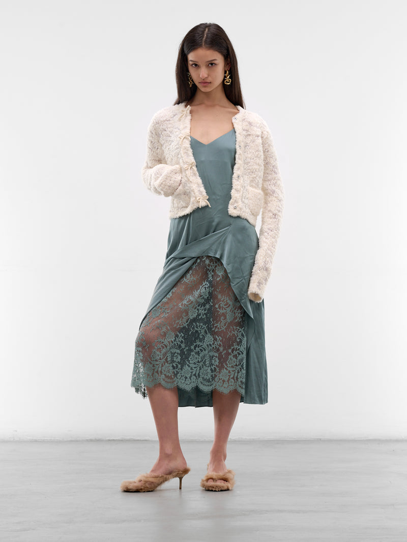 White Bow Wool Cardigan (FN-WN-KNIT000824-WHITE)