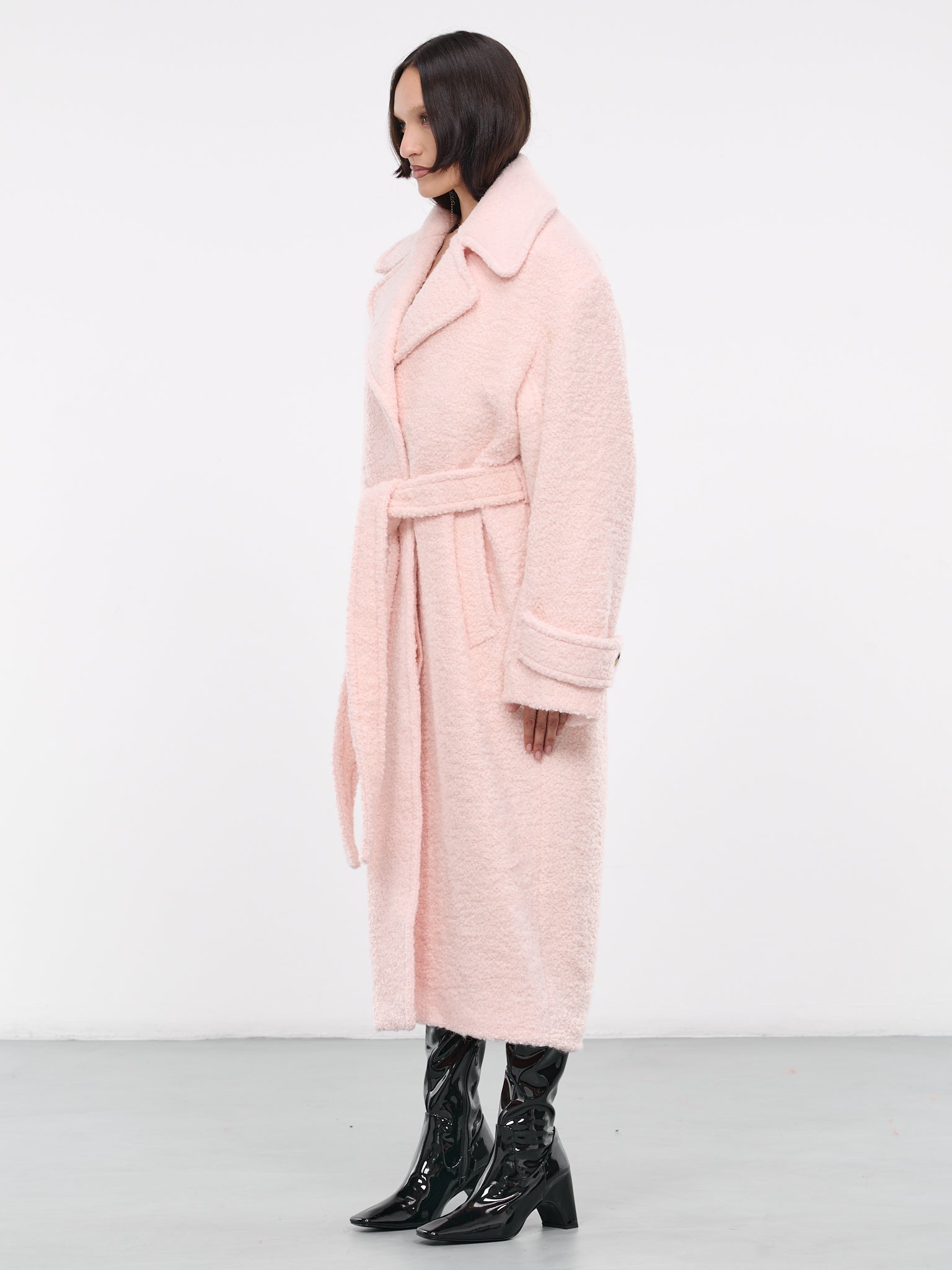 Boucle Coat (FN-WN-OUTW000840-POWDER-PINK)