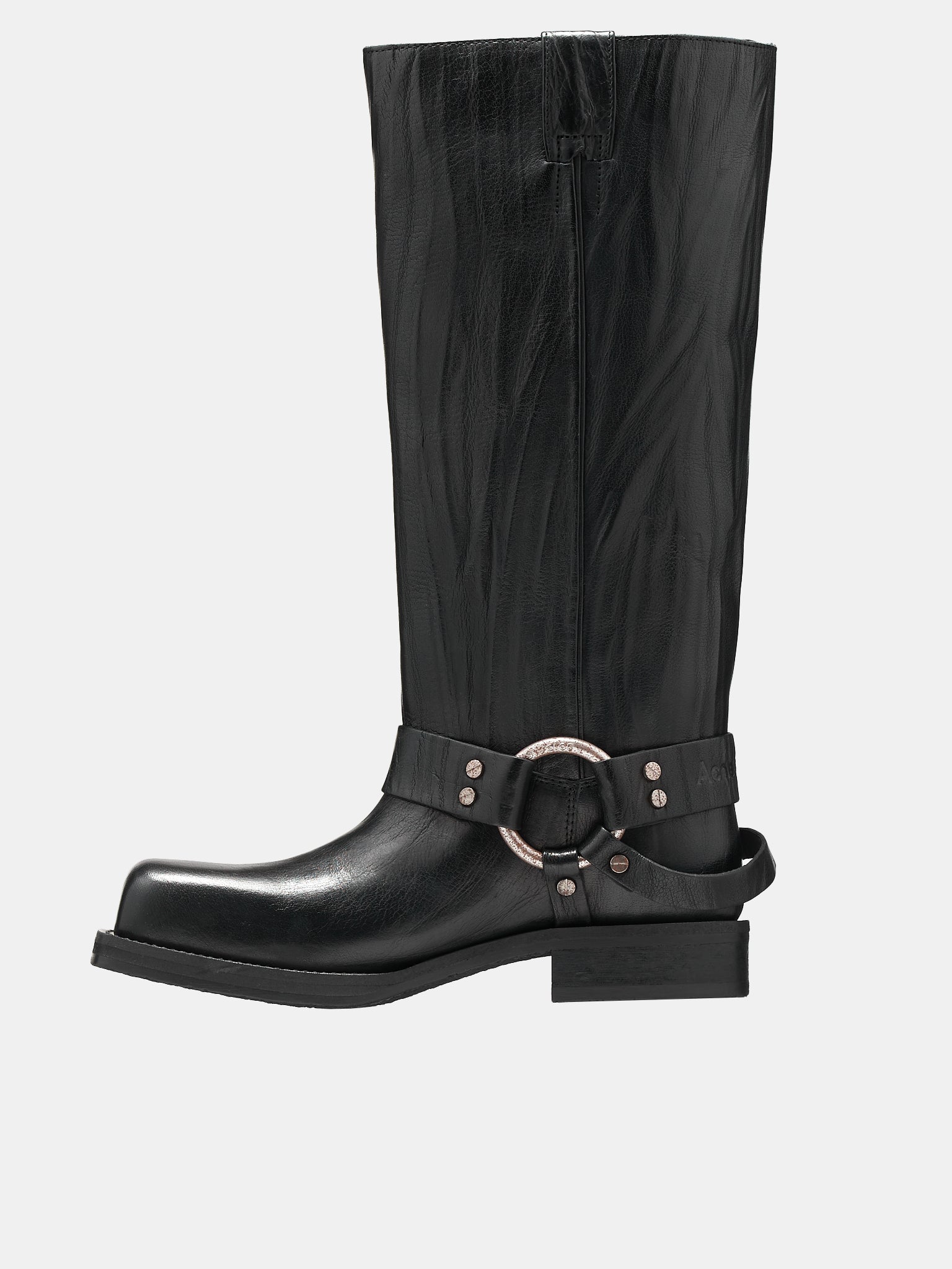 Leather Buckle Boots (FN-WN-SHOE000790-ANTHRACITE-GR)