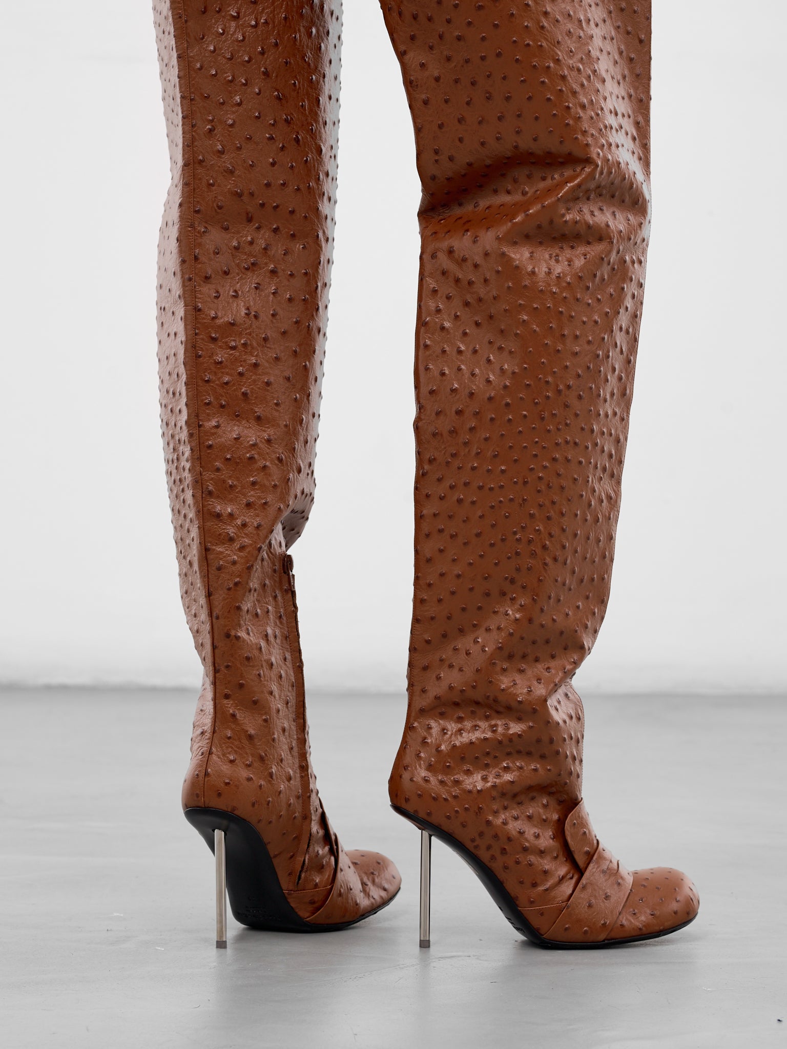 Cognac Leather Thigh High Boots (FN-WN-SHOE001097-COGNAC-BROWN)