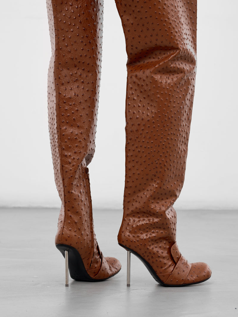 Cognac Leather Thigh High Boots (FN-WN-SHOE001097-COGNAC-BROWN)