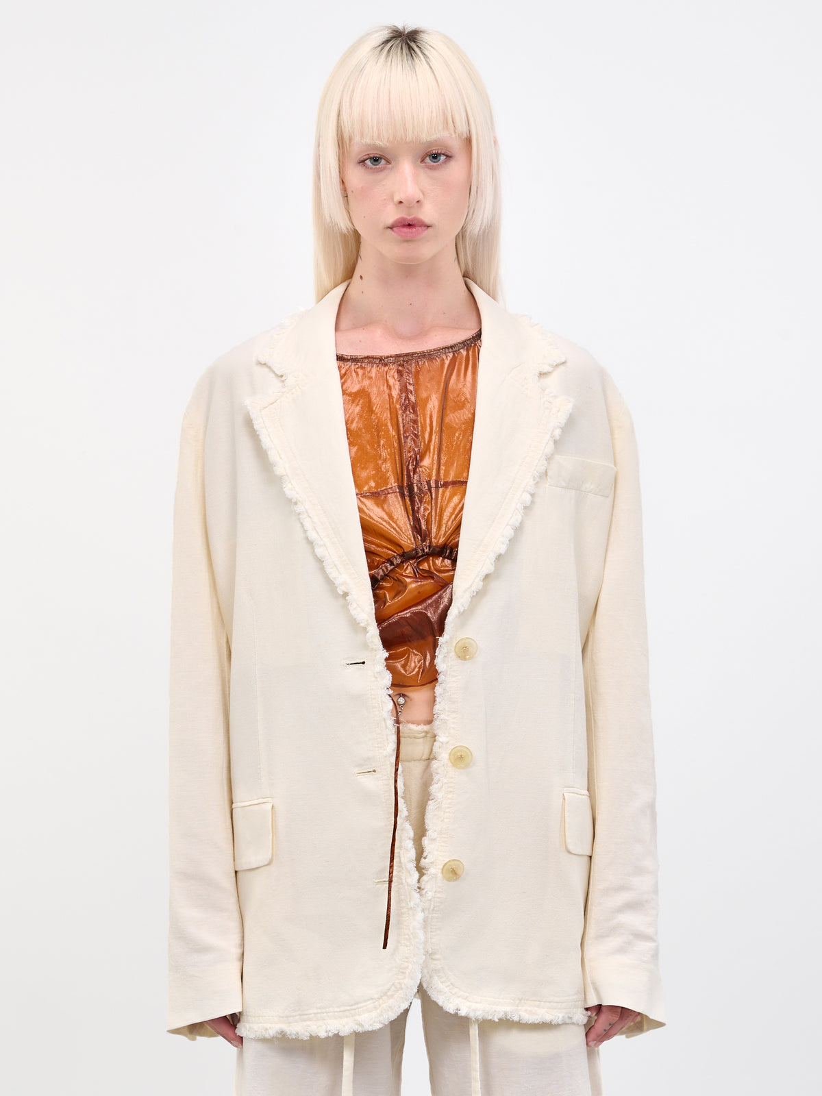 ACNE STUDIOS Linen Blazer | H.Lorenzo - front