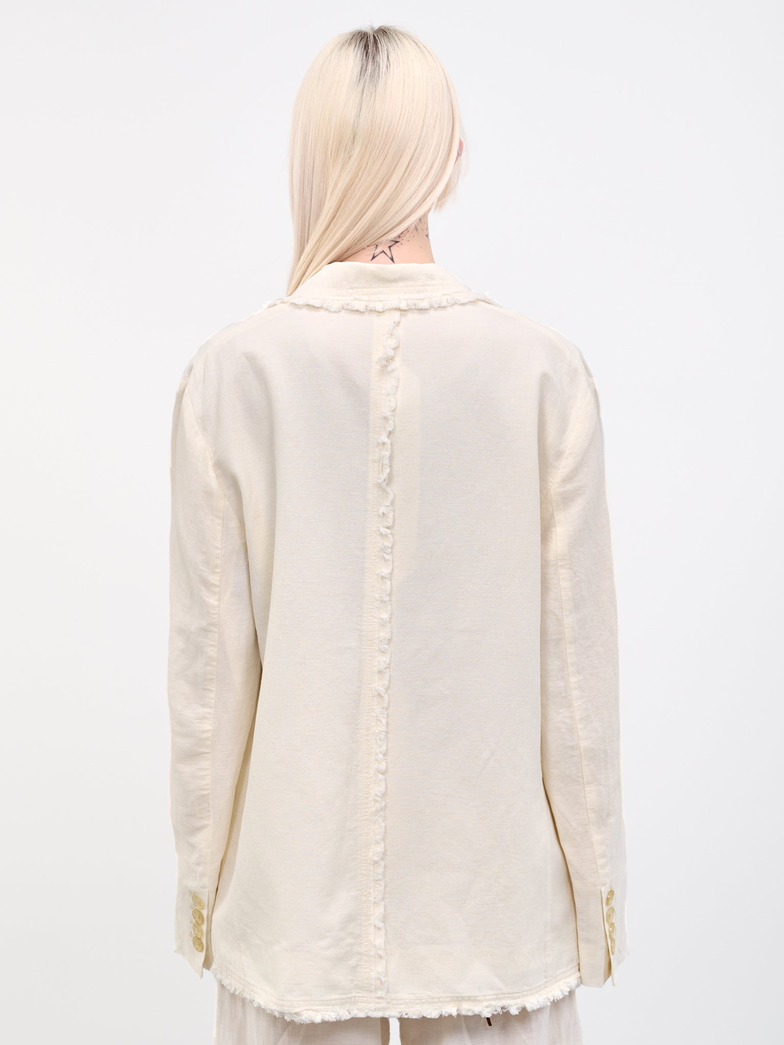 ACNE STUDIOS Linen Blazer | H.Lorenzo - back