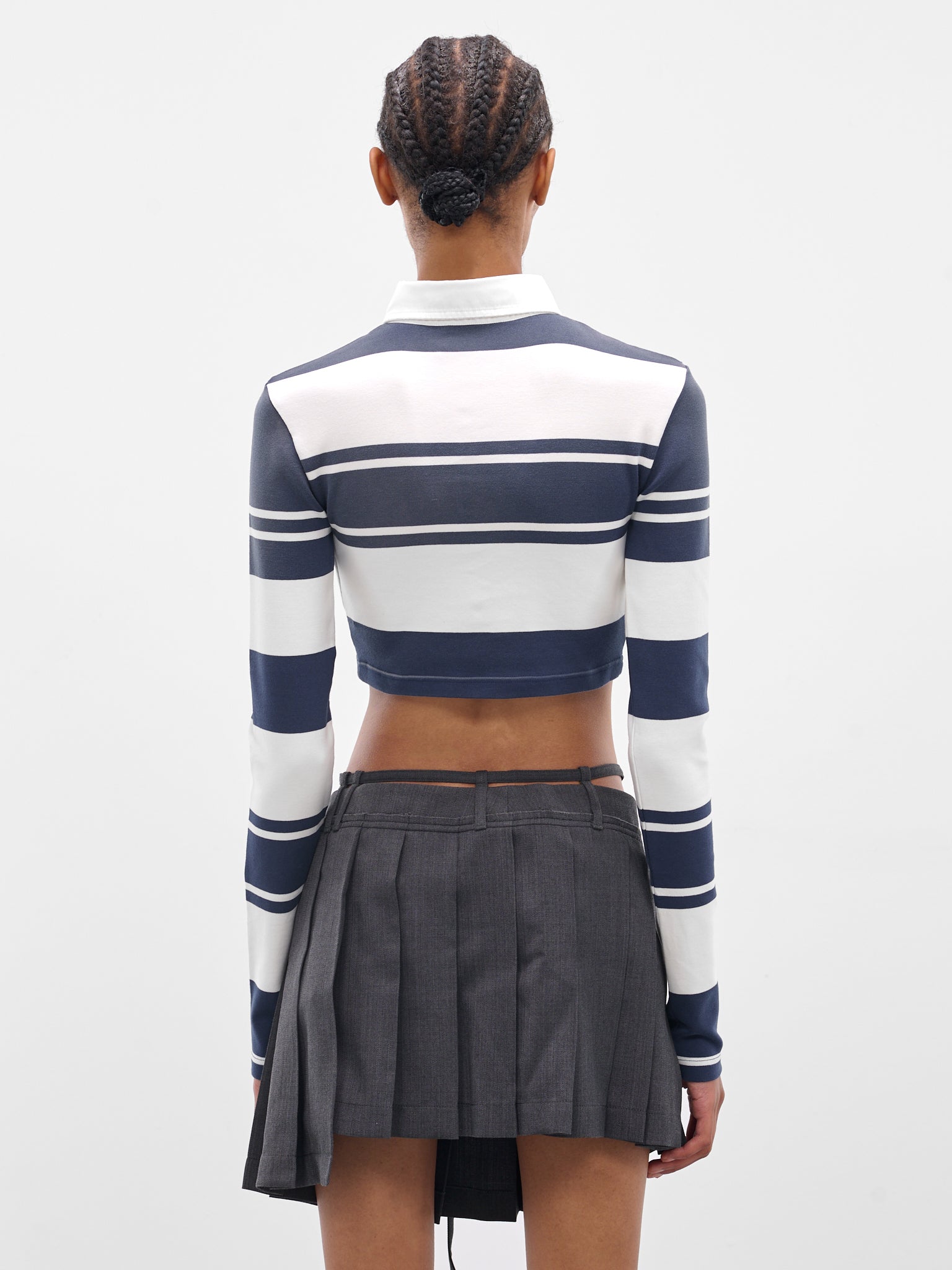 ACNE STUDIOS Cropped Varsity Polo | H.Lorenzo - back