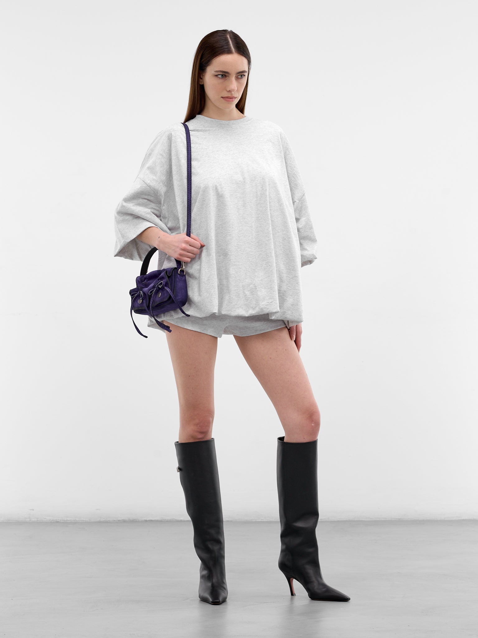 Violet Multipocket Suede Micro Bag (MULTIPOCKET-MICRO-SUEDE-VIOLET)