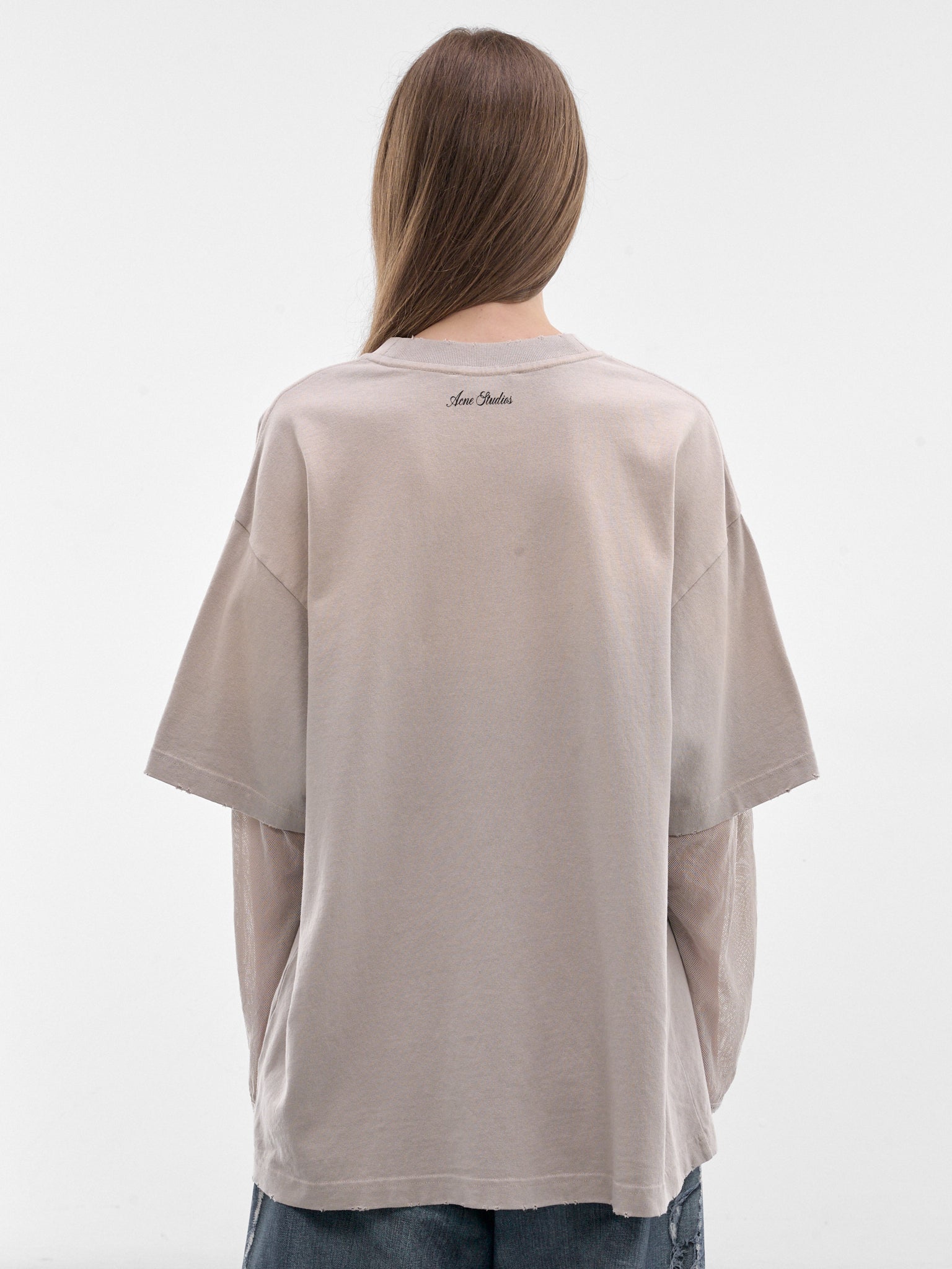 Gray Layered Graphic Tee (FN-WN-TSHI000872-LIGHT-GREY)