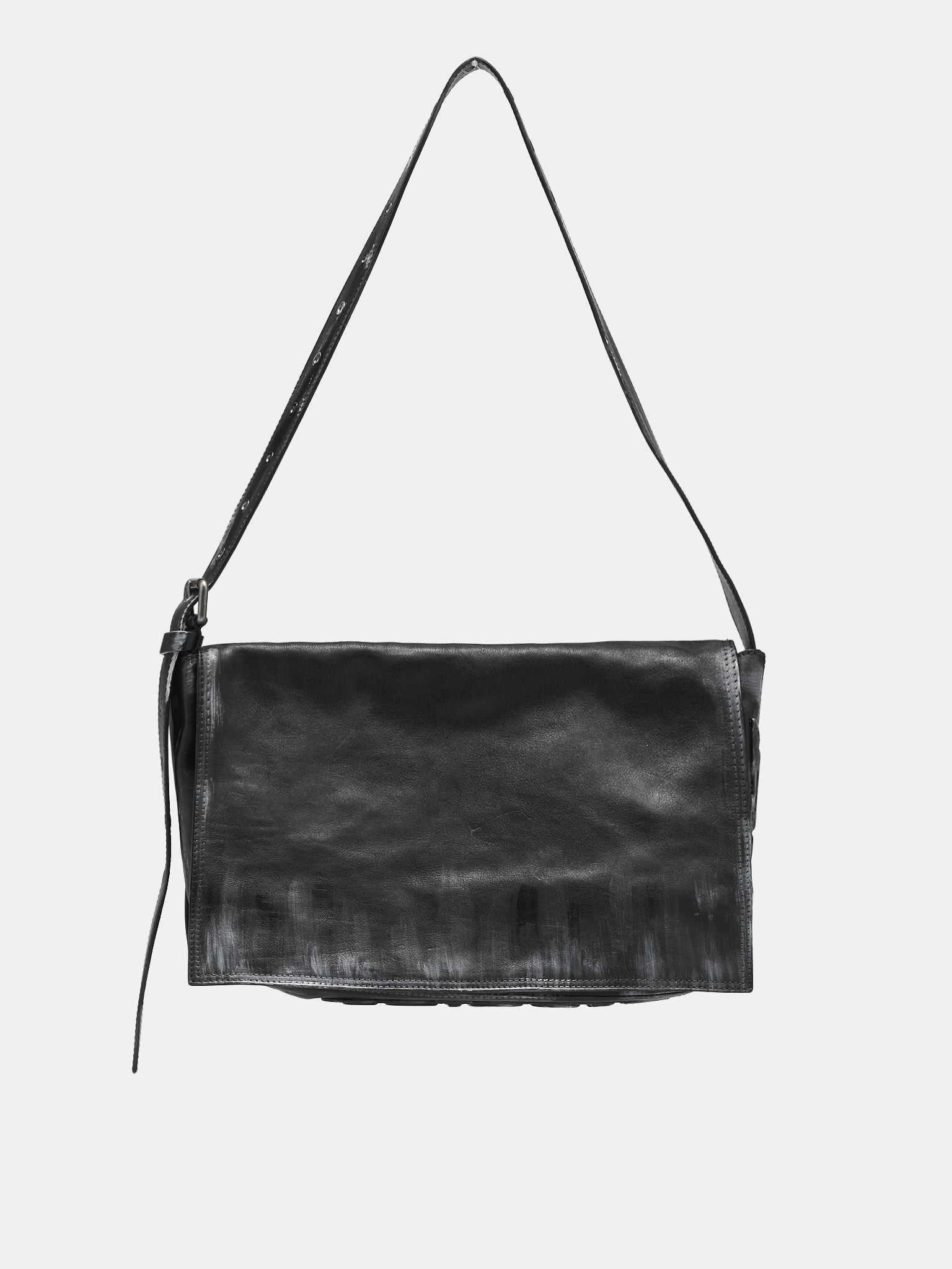 Painted Messenger Bag (FN-WN-BAGS000361-BLACK)