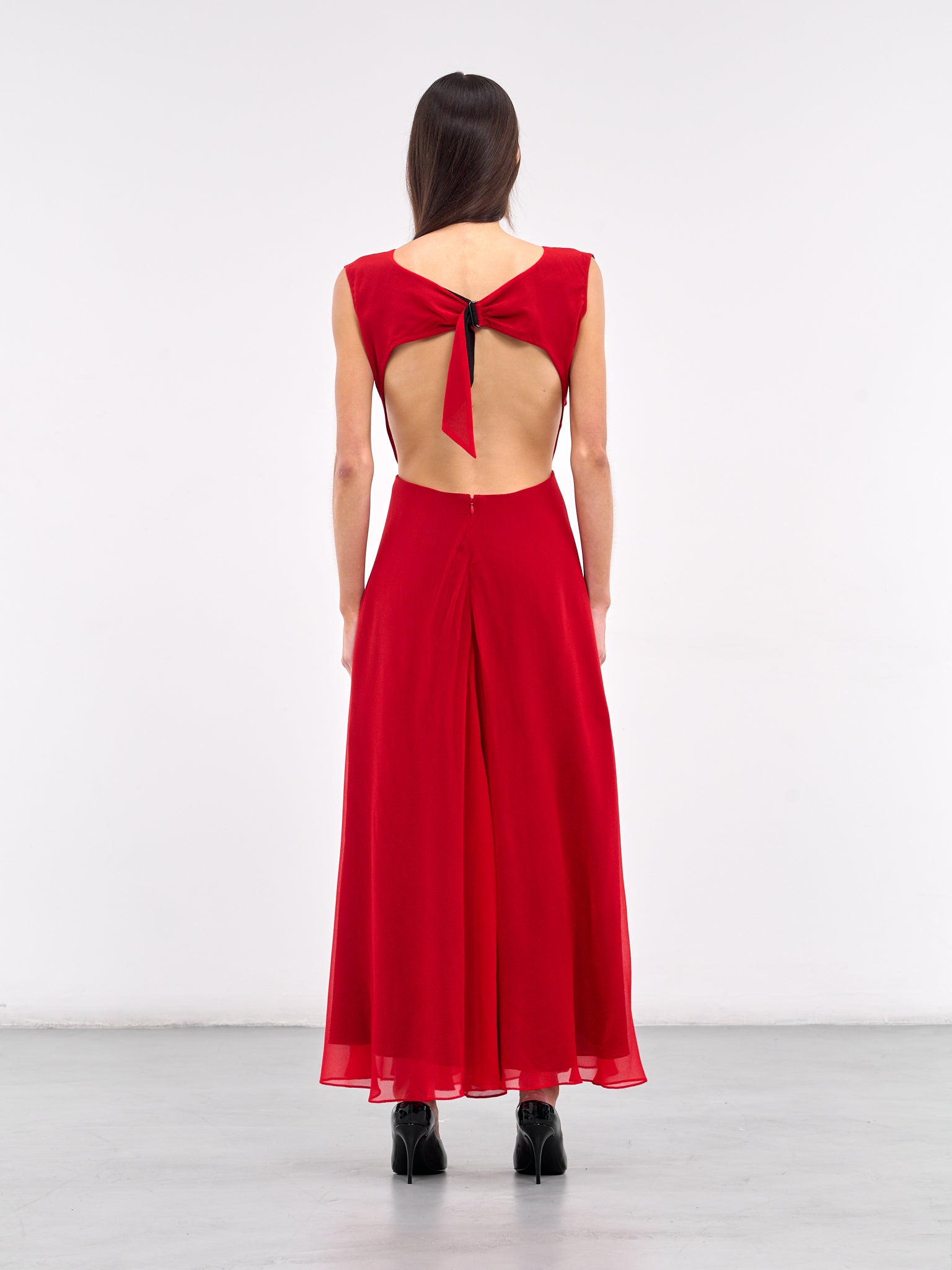Asymmetric Cinch Maxi Dress (FP-D67-403-1-RED) Asymmetric Cinch Maxi Dress (FP-D67-403-1-RED)