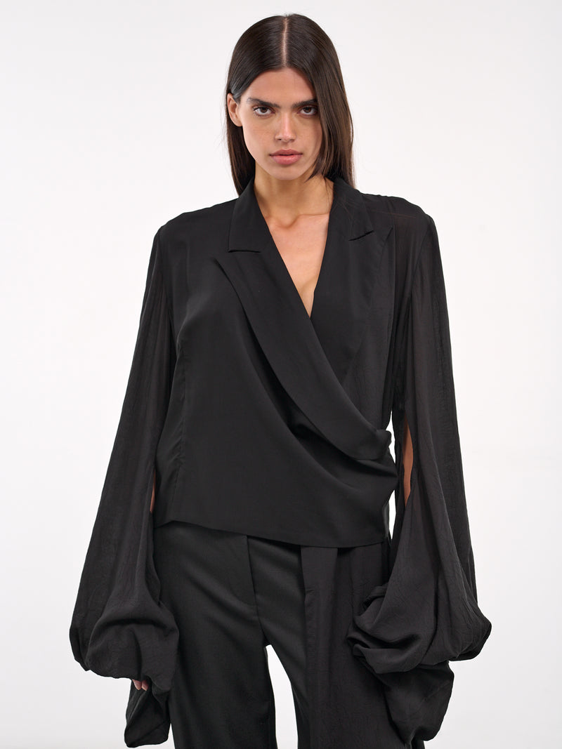Ruffle Blouse [A37_LE25-024SB] | AOKI GLOBAL