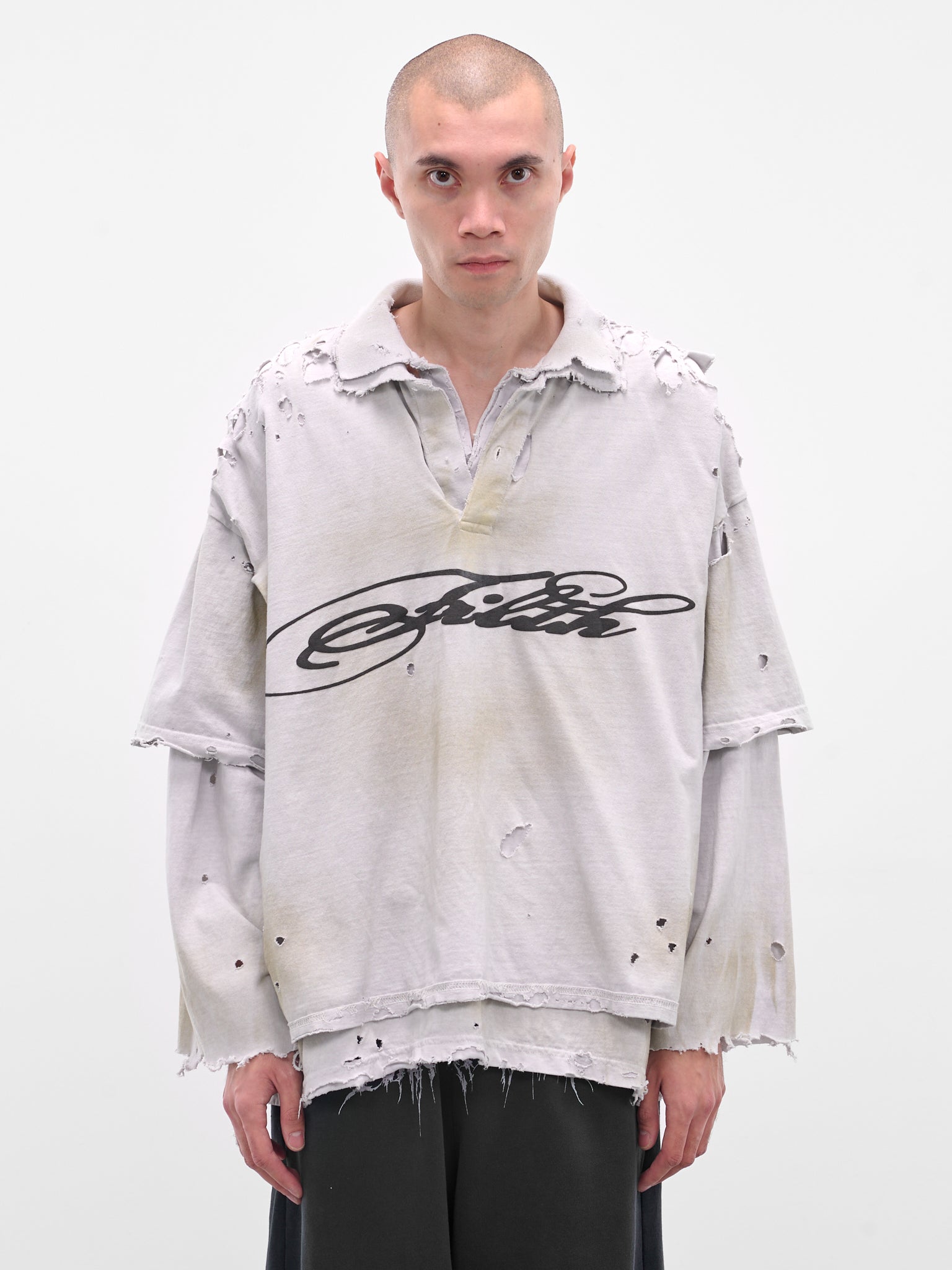 ASLAN WORLD Filth Tee | H.Lorenzo - front