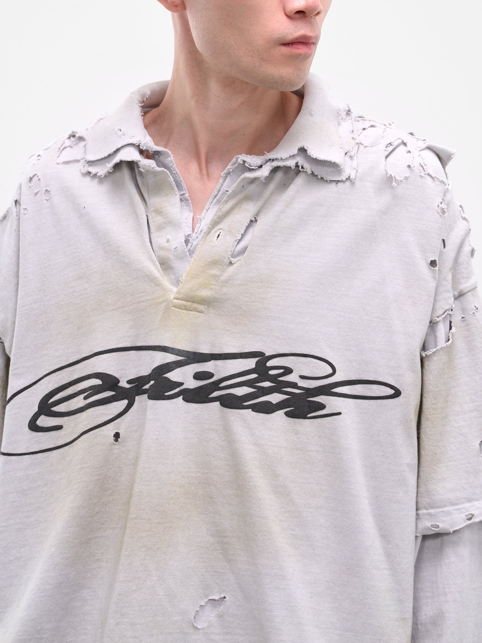 ASLAN WORLD Filth Tee | H.Lorenzo - detail 2