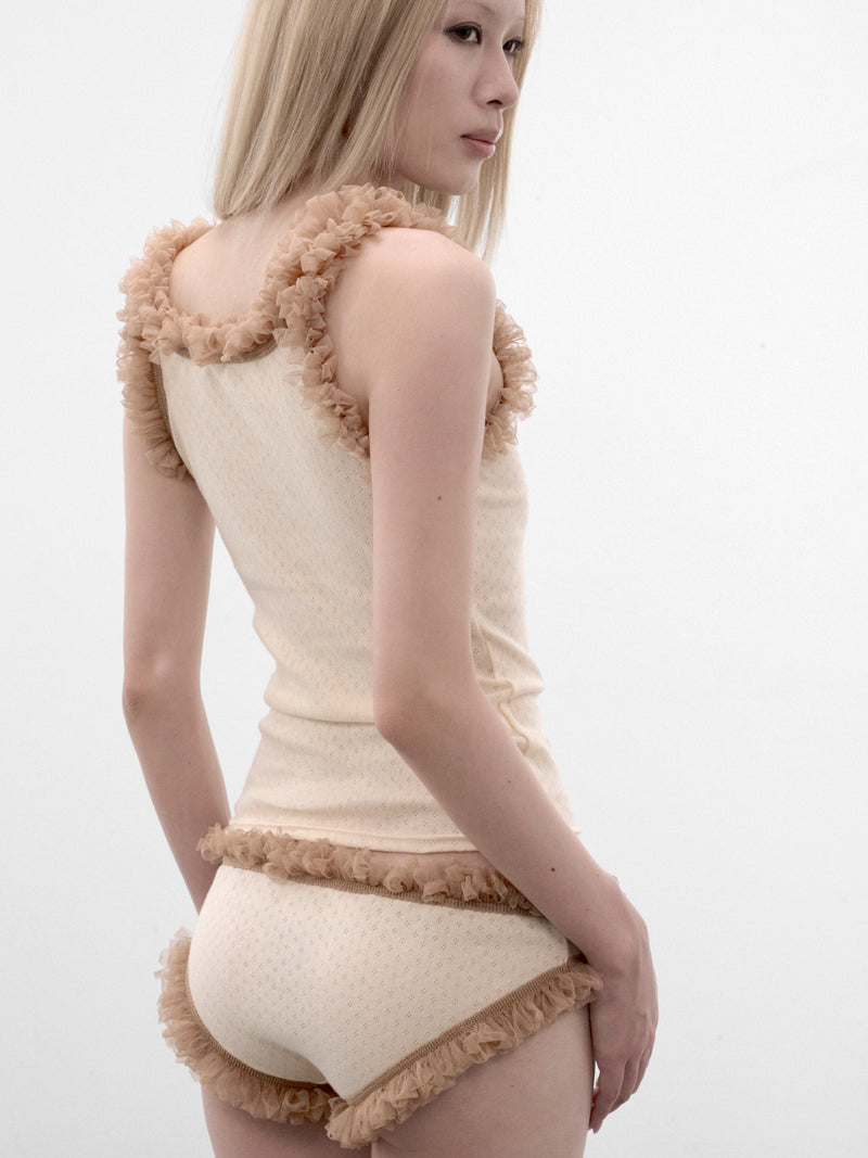 Cream Frilly Set (FRILLY-SET-CREME)