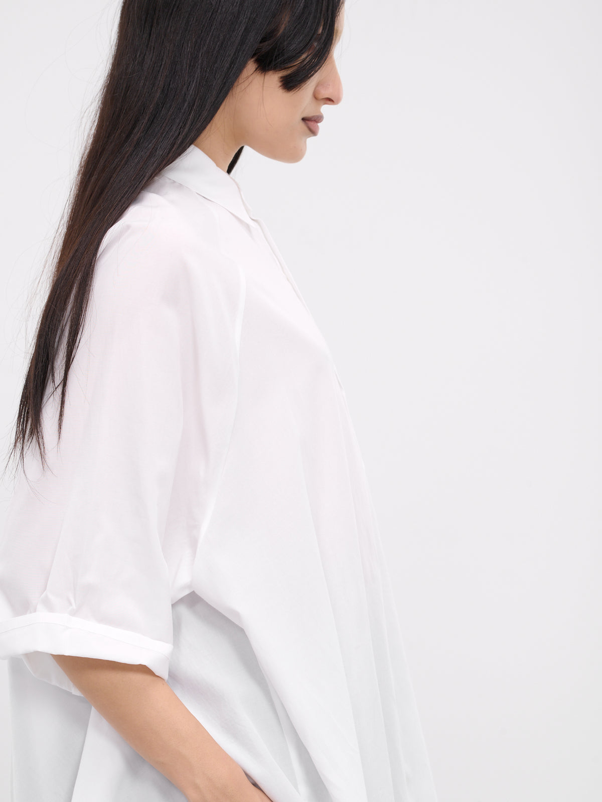 Raglan Sleeve Shirt (FS-B61-013-1-WHITE)