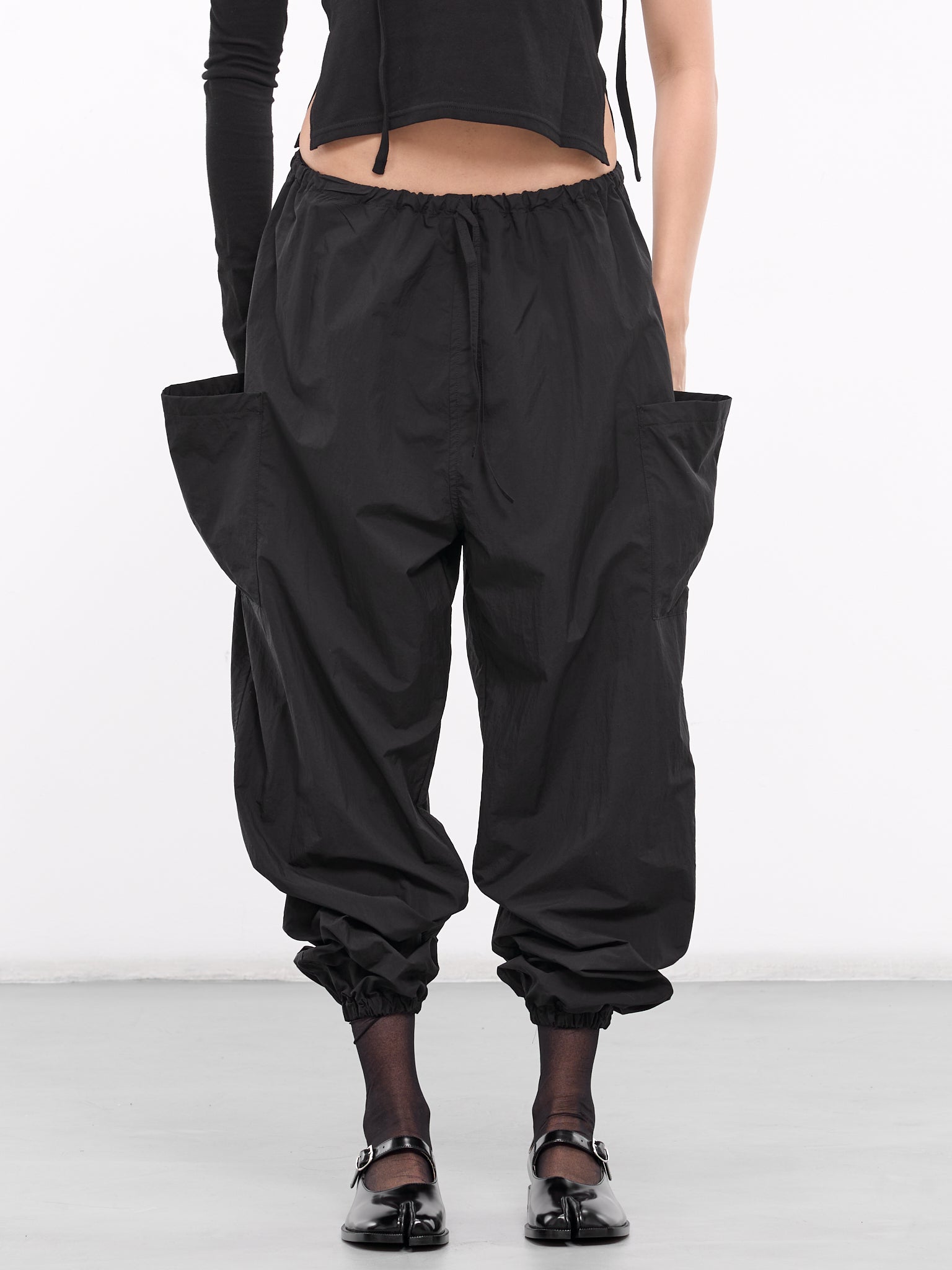 Typewriter Relaxed Pants (FS-P60-501-1-BLACK)