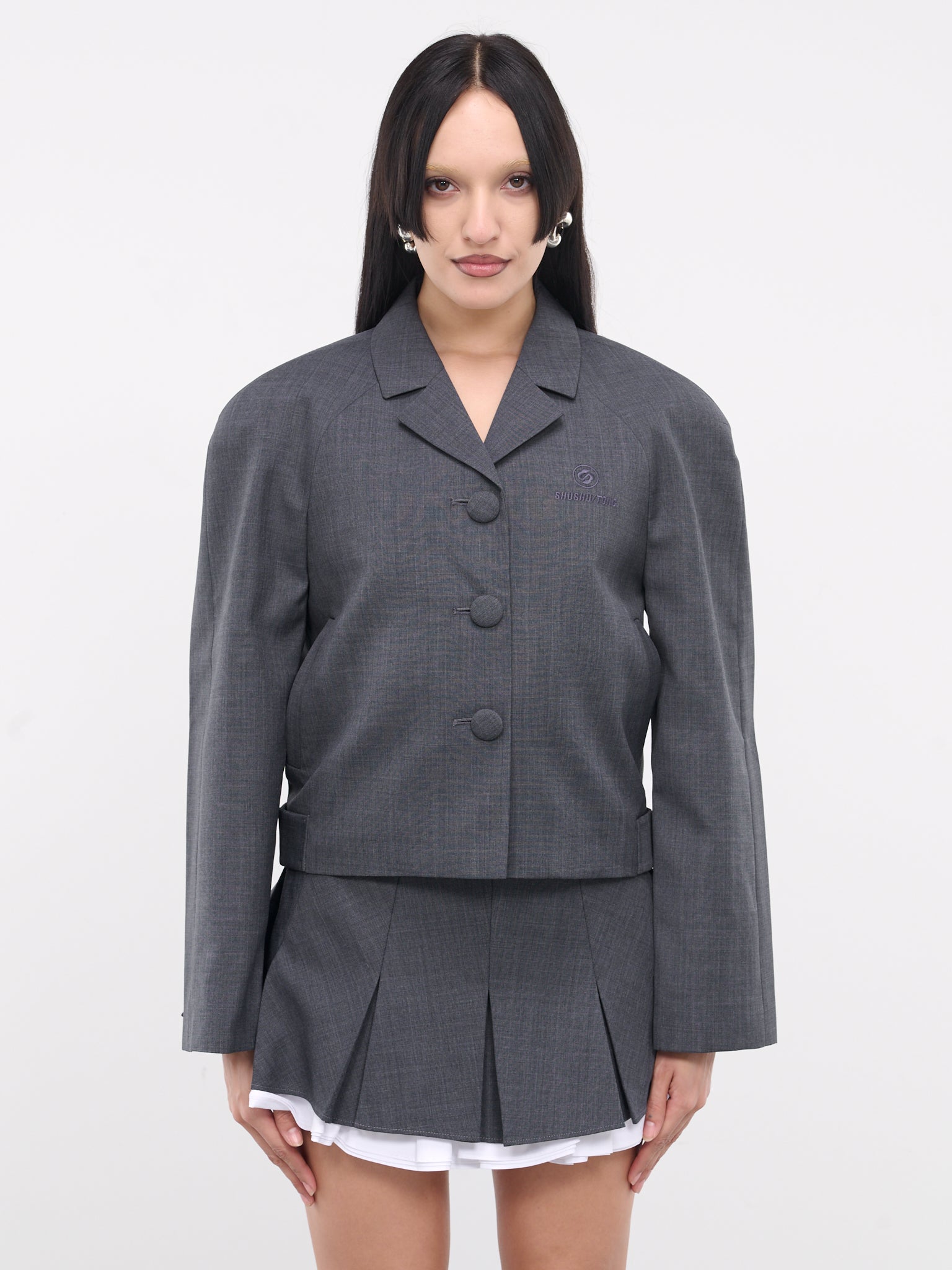 Boxy Jacket (FSDDCO06-WFB714-GREY)