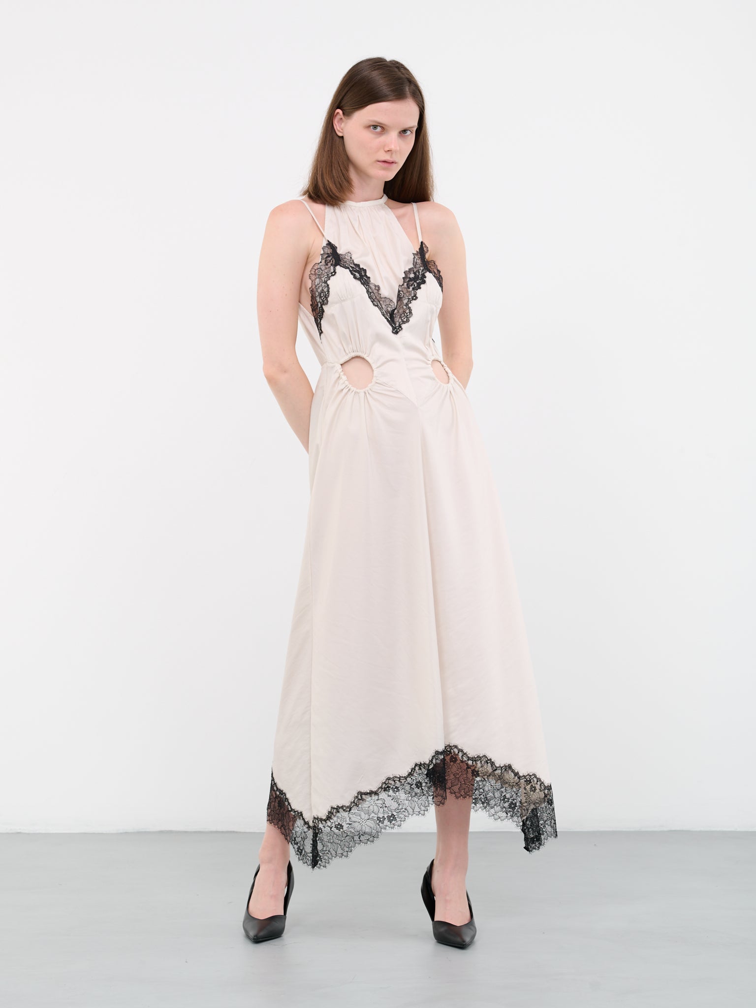 Lace Cut-Out Dress (FTC232-0802-ECRU)