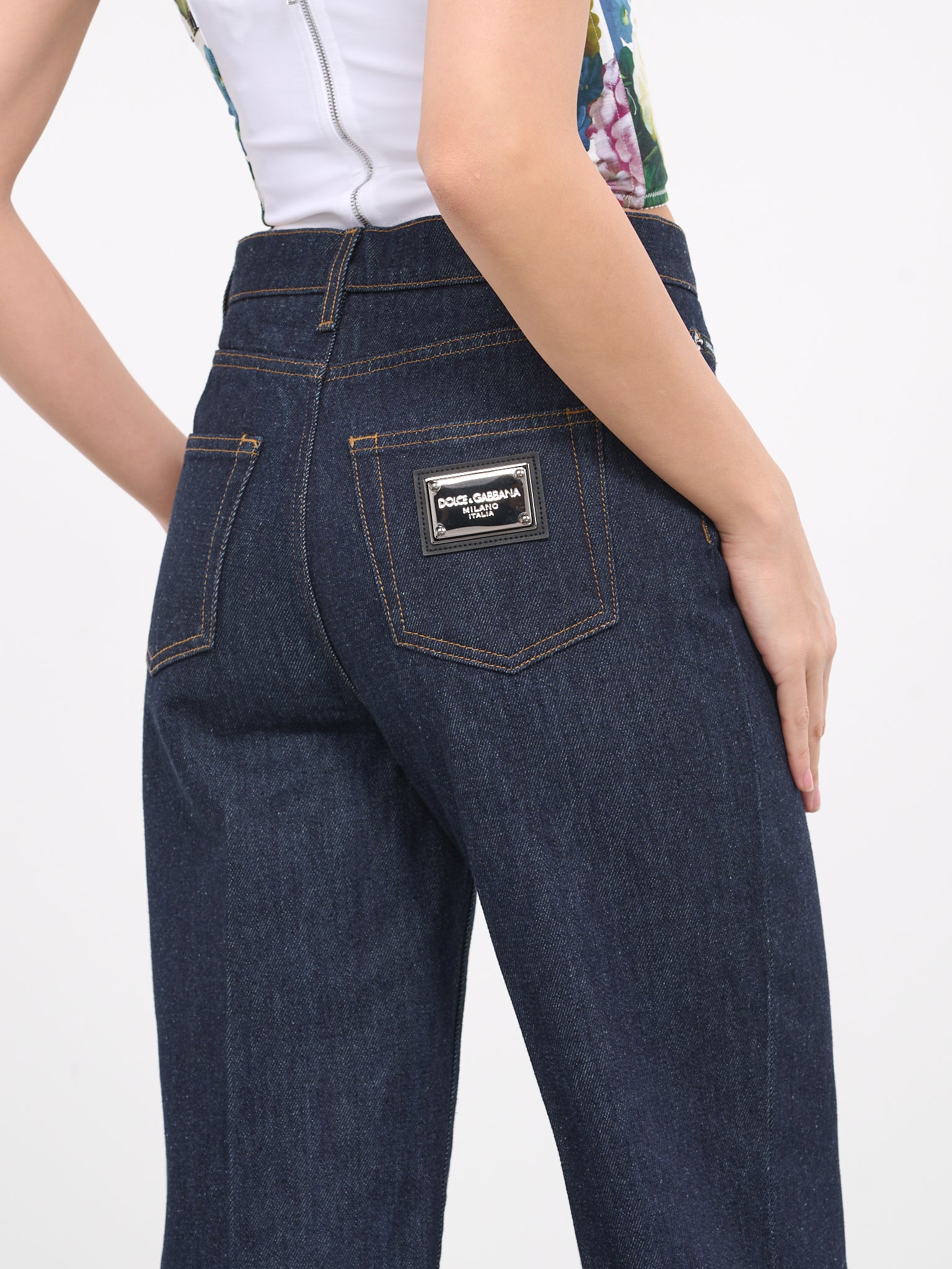 レディース ジーンズ：ジャケット、パンツ＆ショートパンツ | ドルチェ＆ガッバーナ®