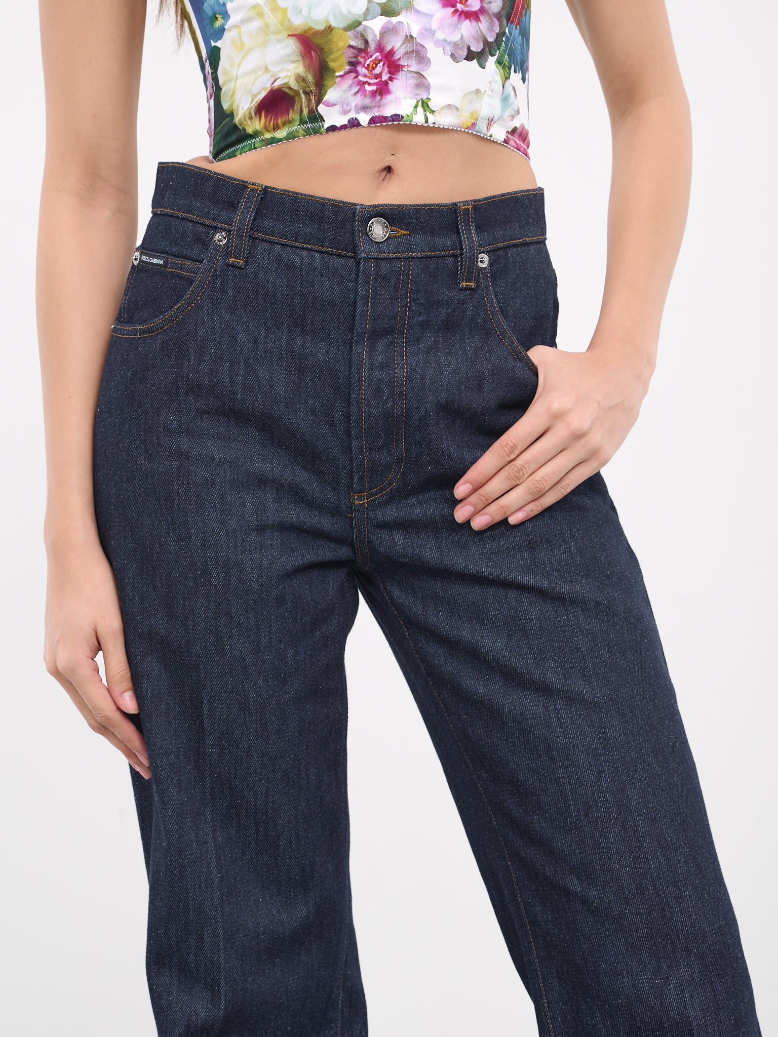 レディース ジーンズ：ジャケット、パンツ＆ショートパンツ | ドルチェ＆ガッバーナ®
