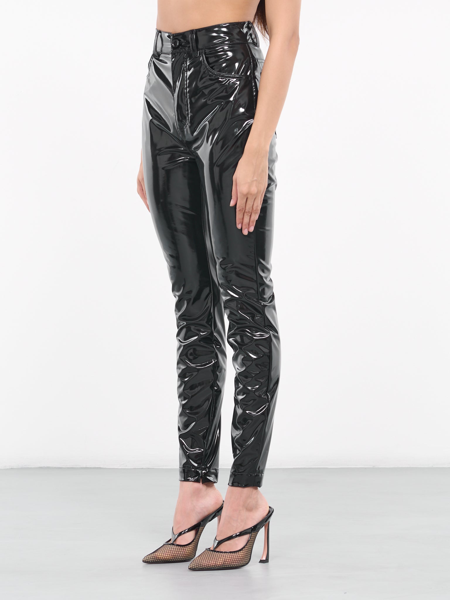 Patent Leather Pants (FTCTFT-FUSOP-N0000-BLACK)