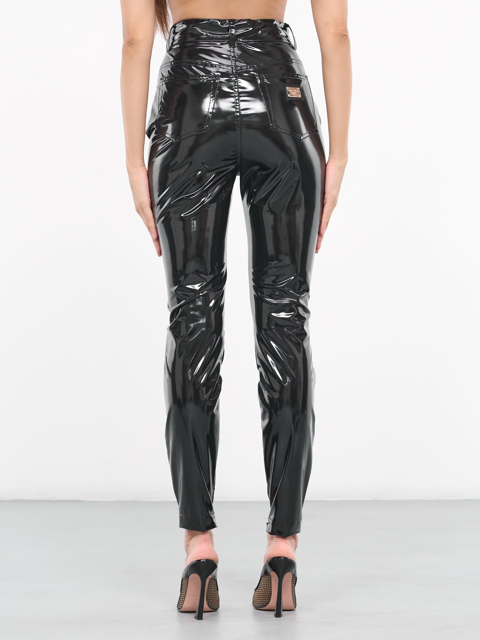 Patent Leather Pants (FTCTFT-FUSOP-N0000-BLACK)