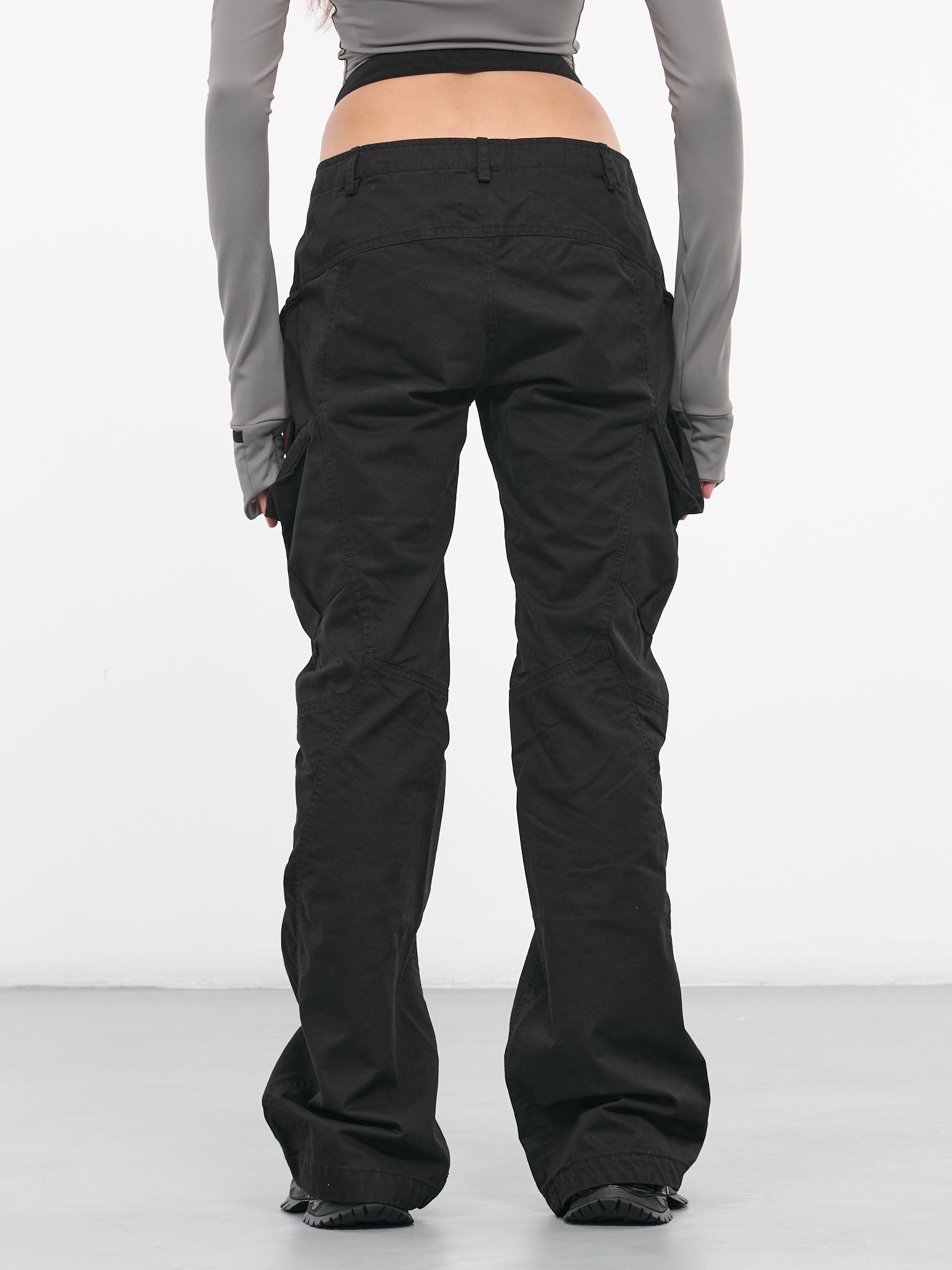 Low-Rise Pocket Pants (FW23-PT6K-BLACK)