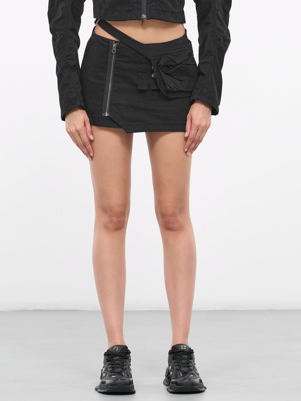 Pocket Mini Skirt (FW23-SK1K-BLACK)