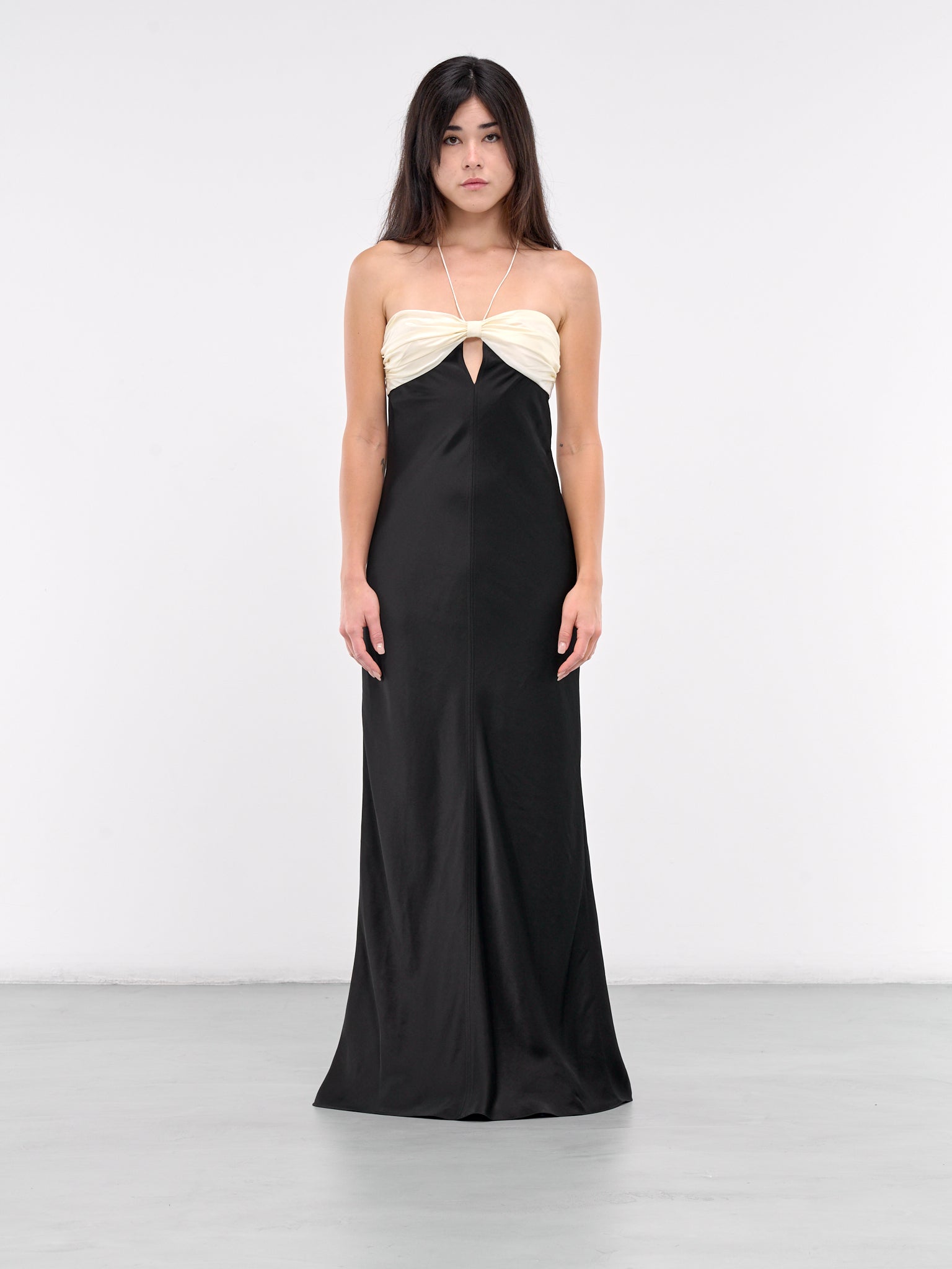 black and ivory dress ANNA OCTOBER