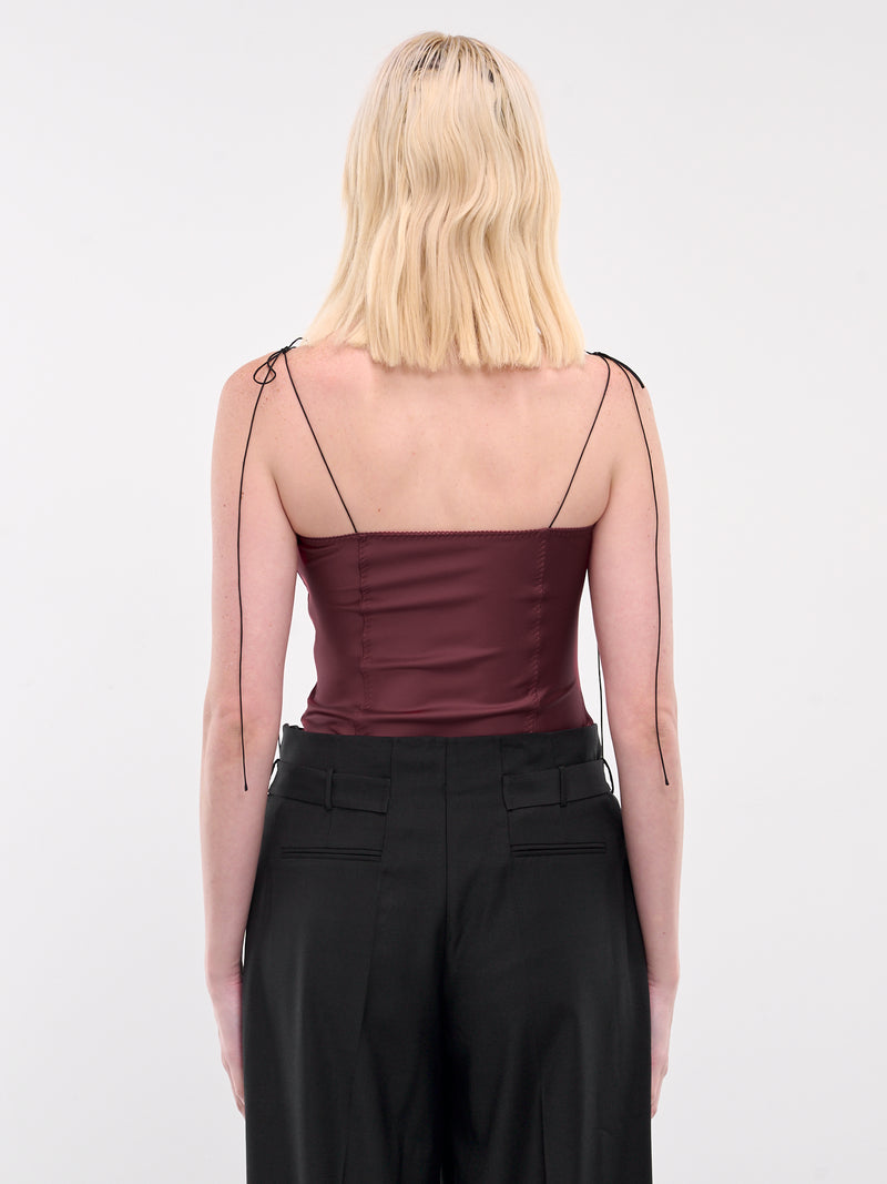 Two-Tone Tank Top (FW2438-VIVID-BURGUNDY)