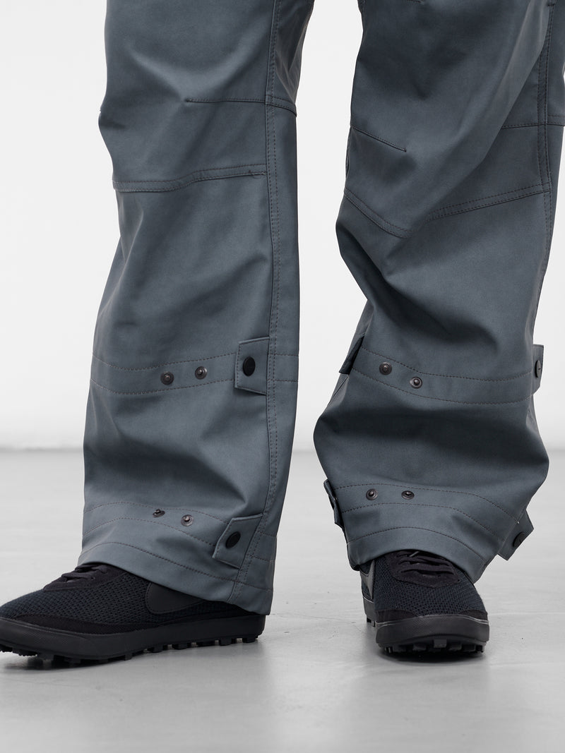 Gray Biker Pants & Bag (FW25-PT4SG-SLATE-GREY)