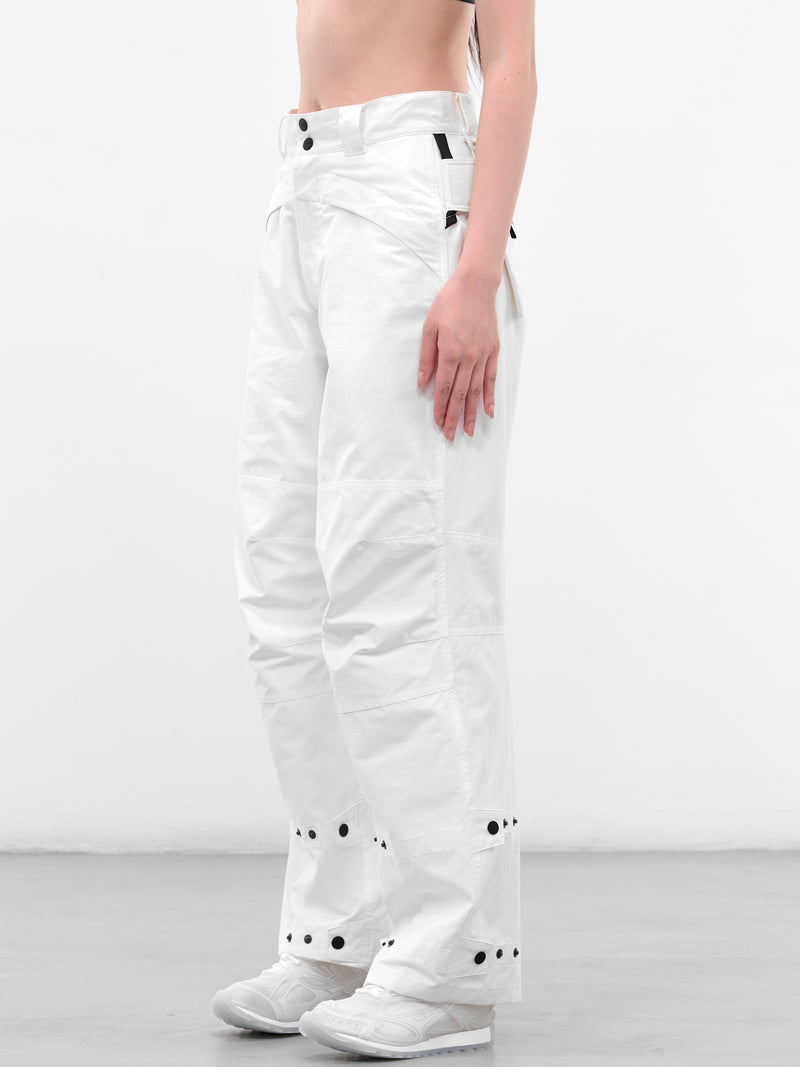 White Biker Pants & Bag (FW25-PT4W-WHITE)