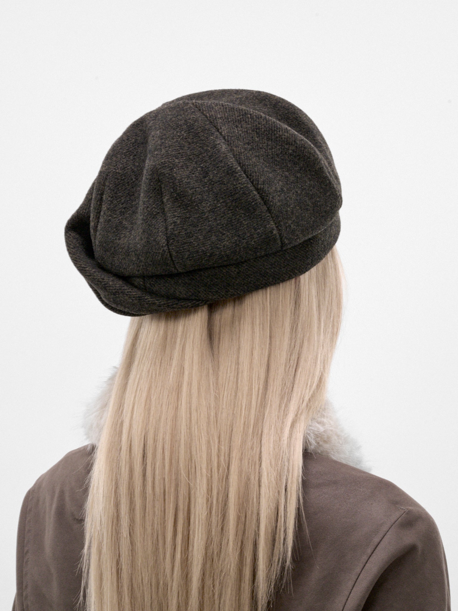 Khaki Wool Beret (FW26-AC1KH-KHAKI)