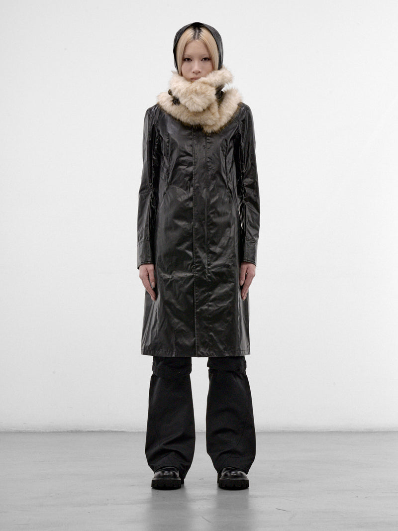 Black Trinity Coat & Muffler (FW26-CT1K-BLACK)