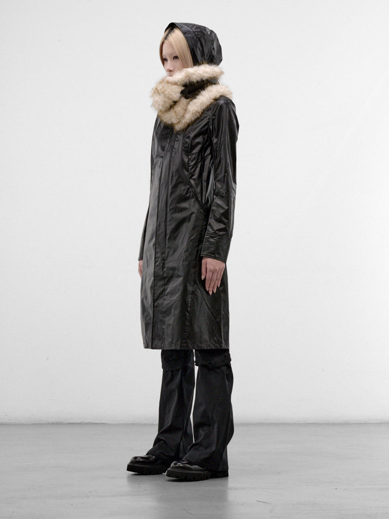 Black Trinity Coat & Muffler (FW26-CT1K-BLACK)