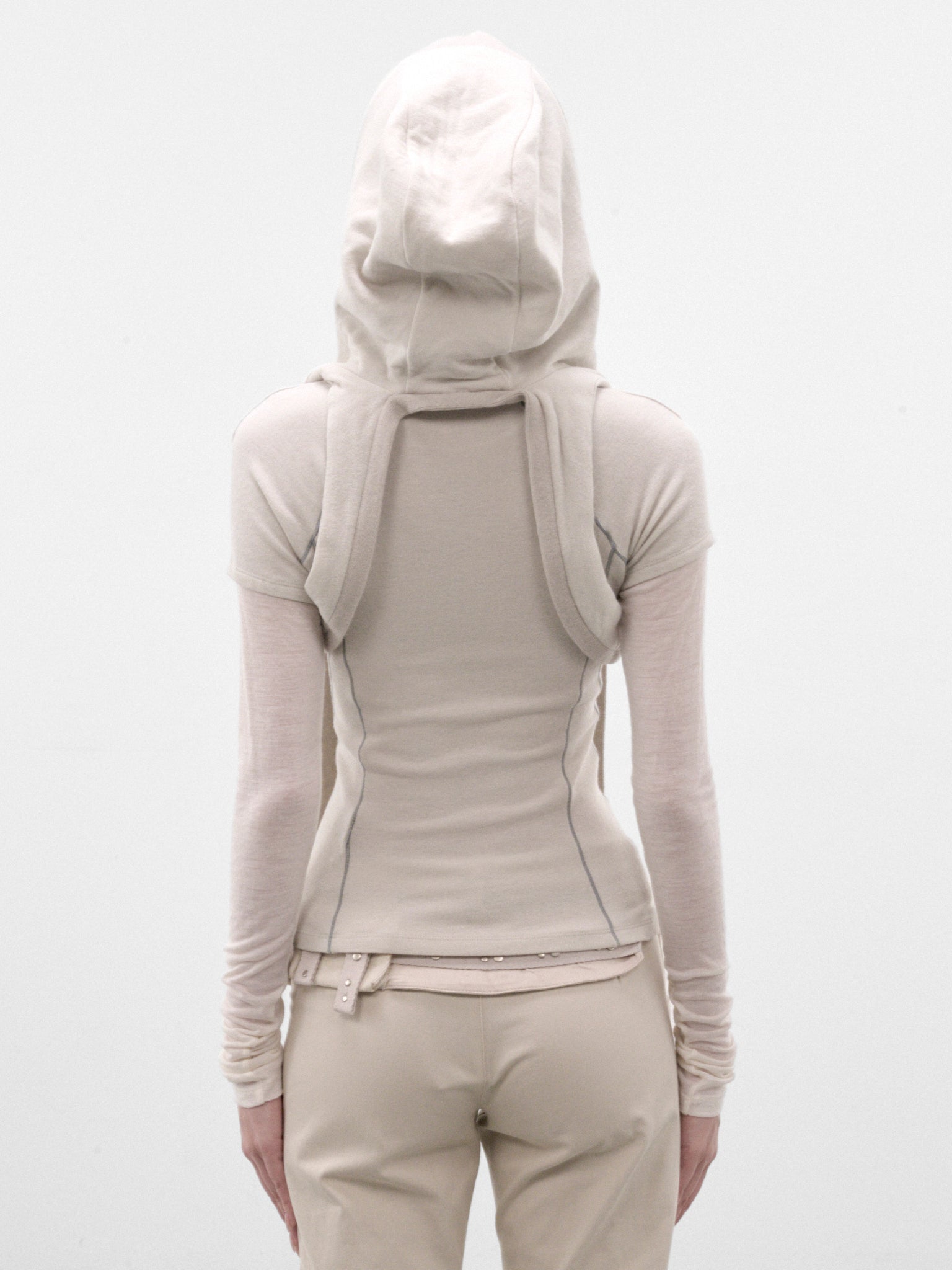 French Gray Layered Hooded Tee (FW26-TS2FG-FRENCH-GREY)