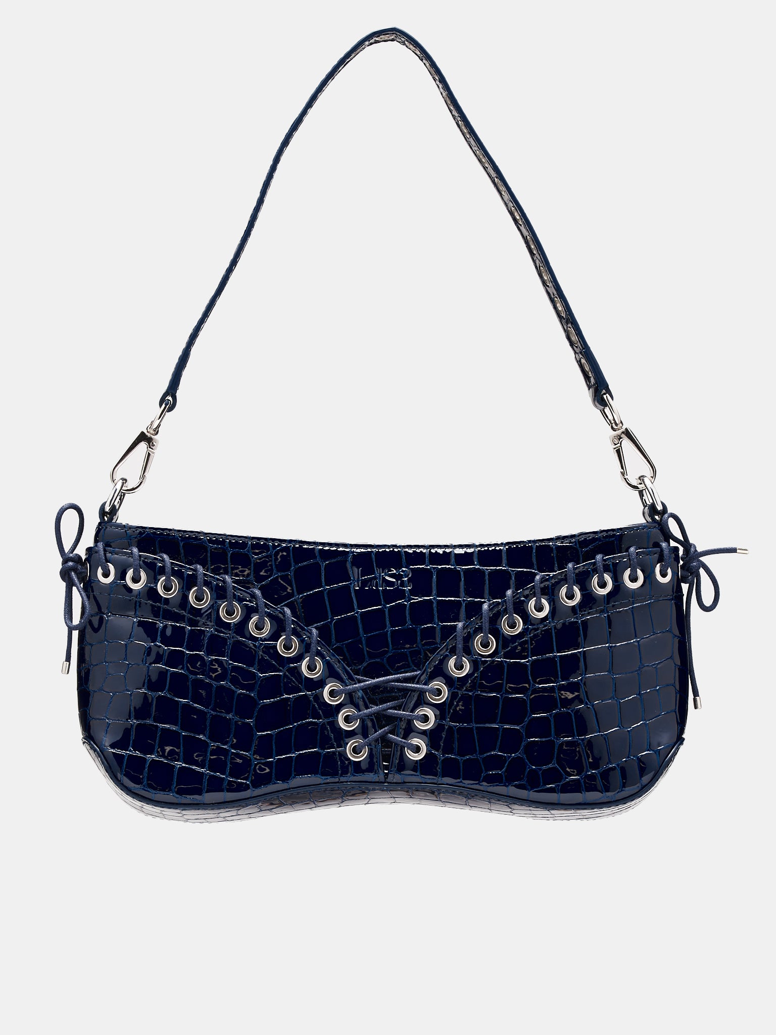 Cleavage Bag (BG001ULEA003-BLUE-CROCO)