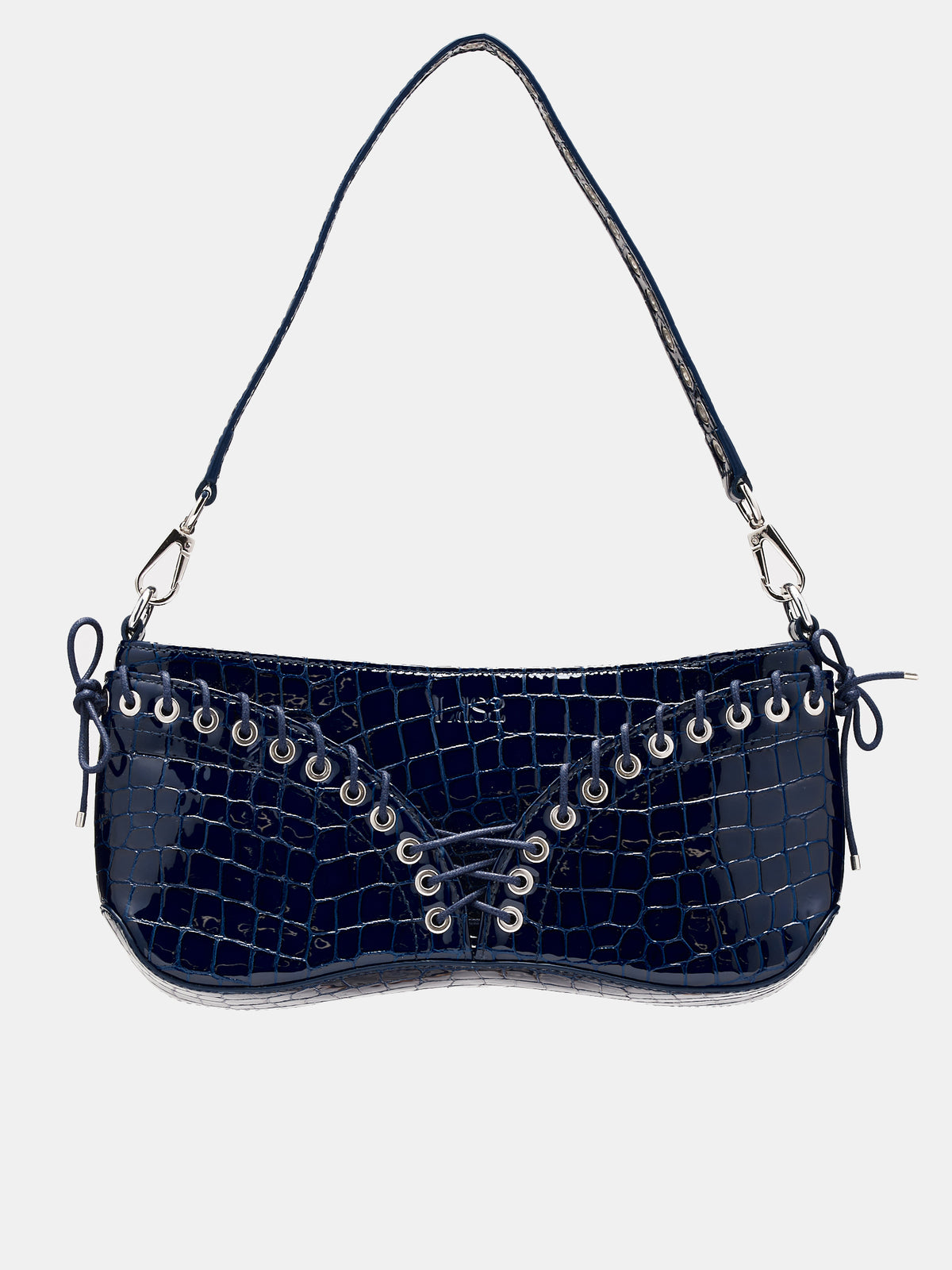 Cleavage Bag (BG001ULEA003-BLUE-CROCO)
