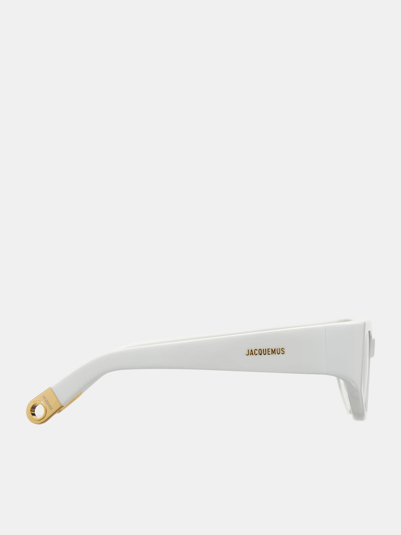 Gala Sunglasses (GALA-WHITE-YELLOW-GOLD-GREY)