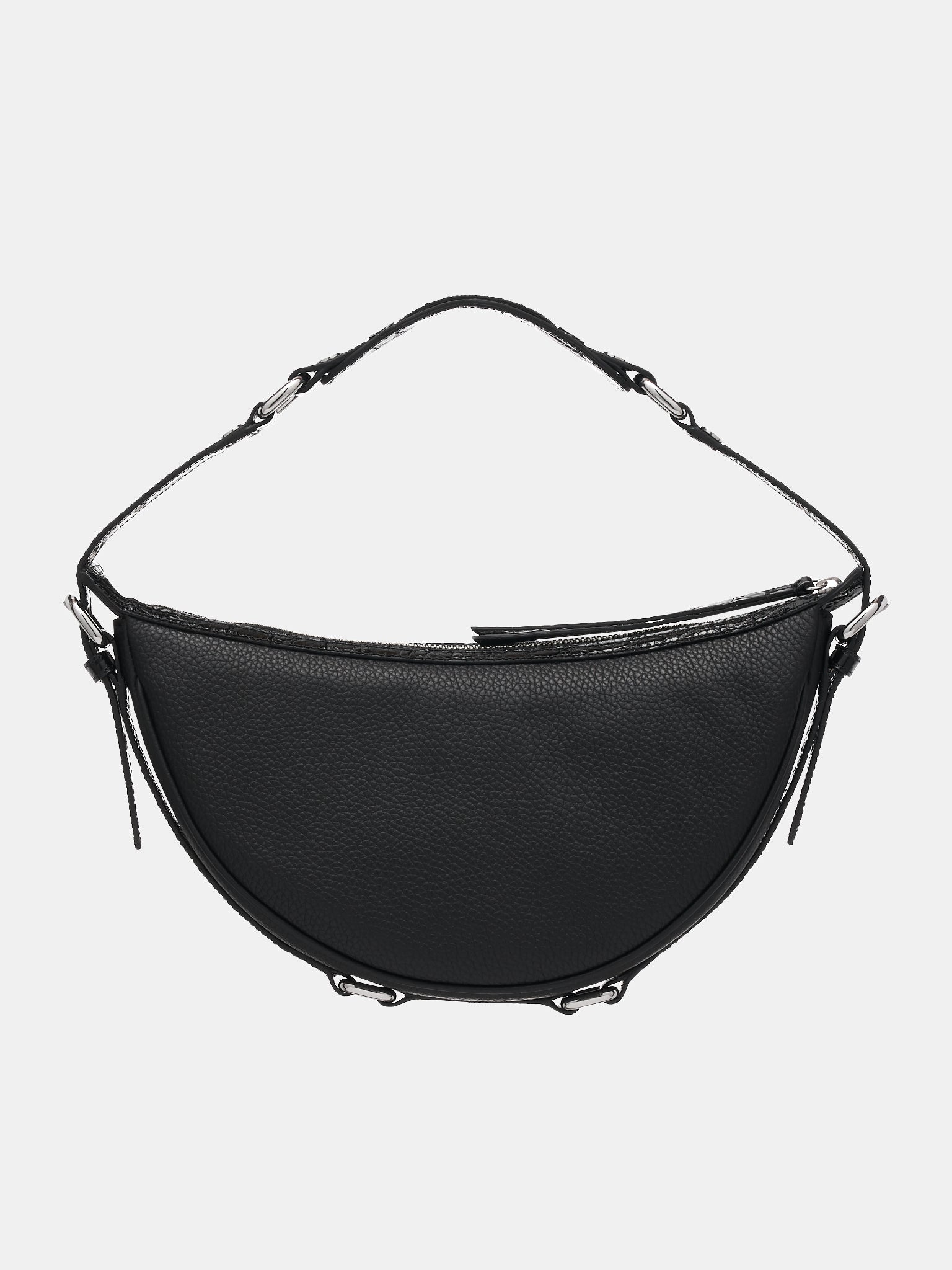 Gib Croco Bag (GIB-CROCO-FLAT-GRAIN-BLACK)